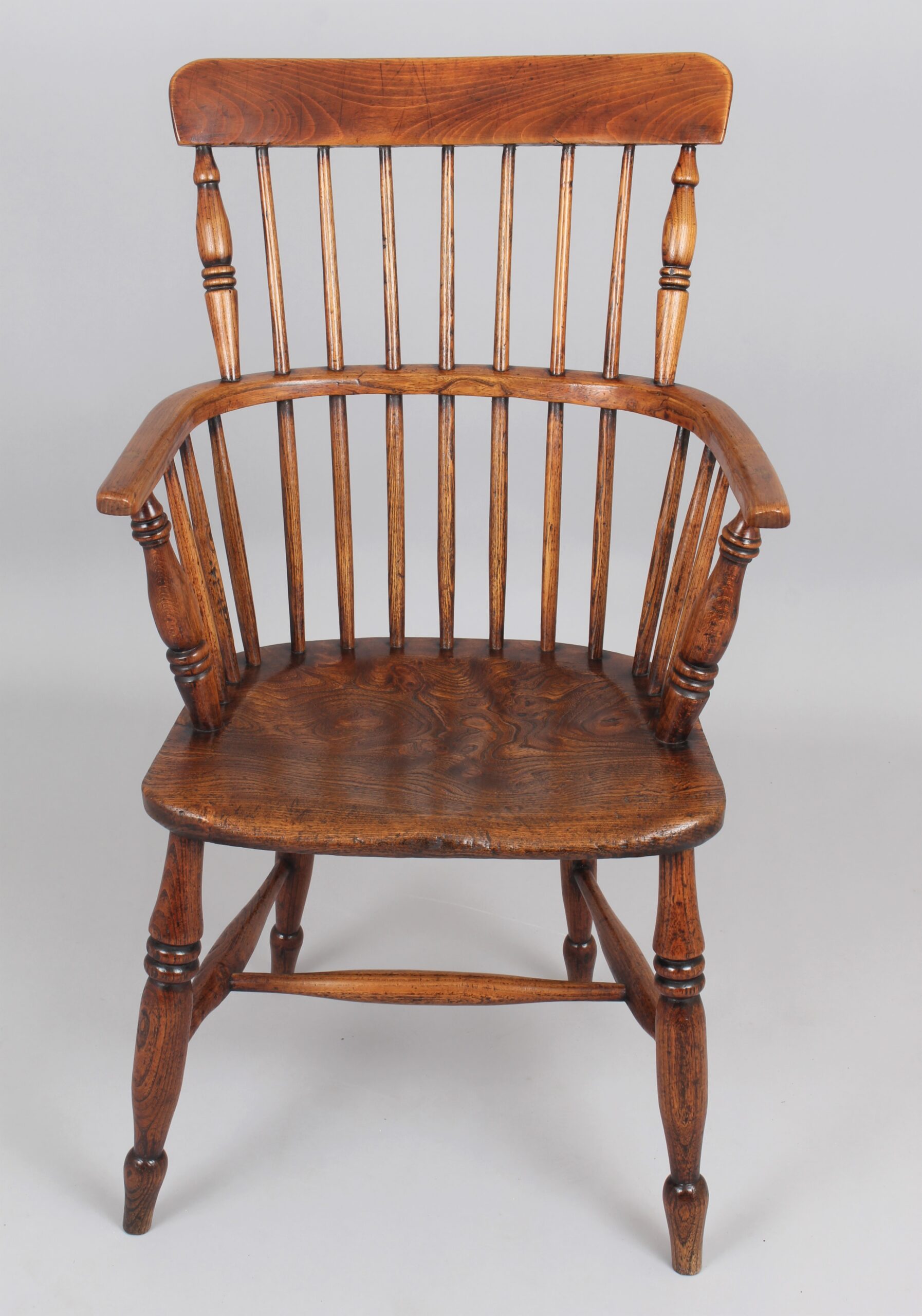Ash and elm Windsor arm chair
