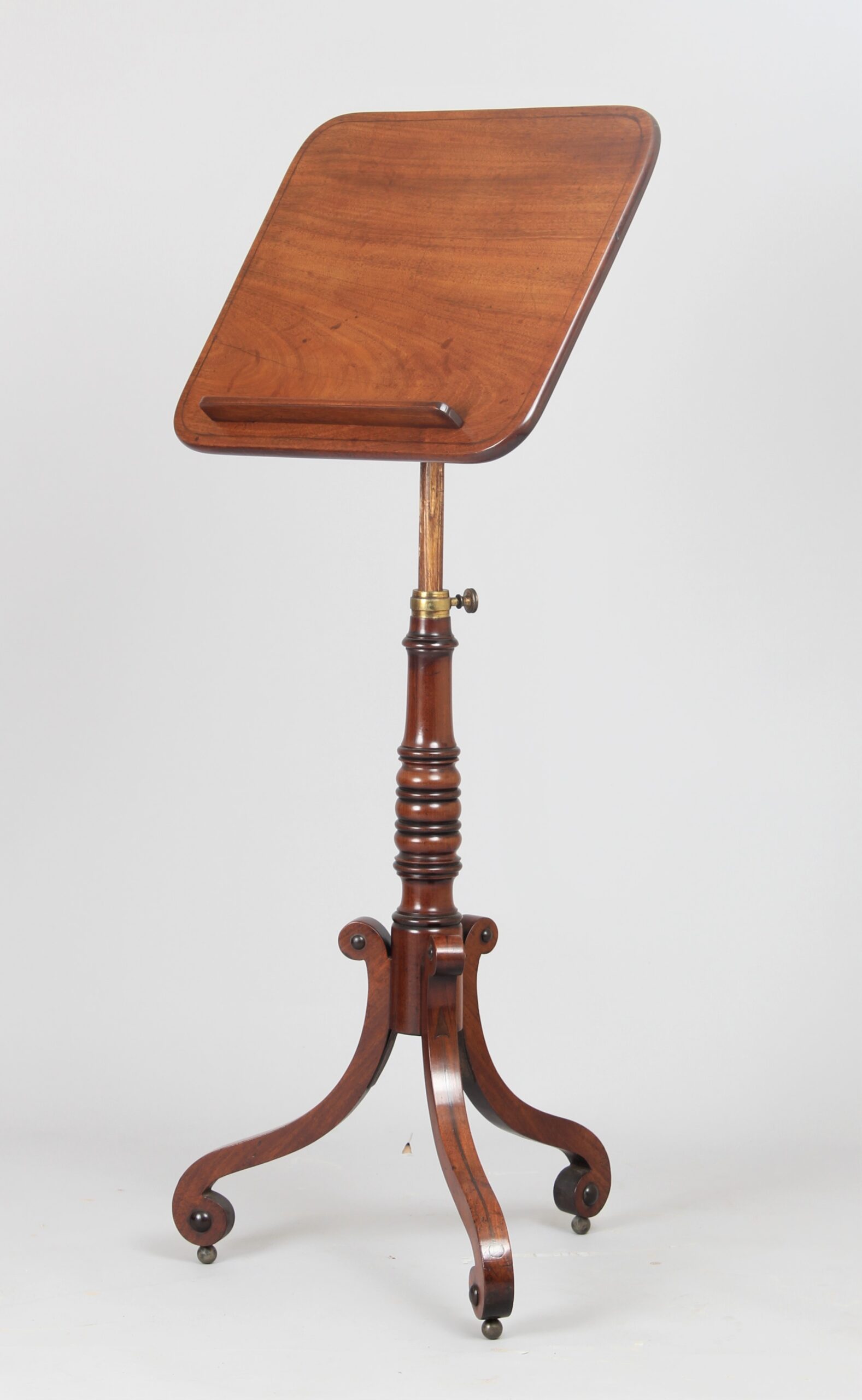 Regency period mahogany reading table