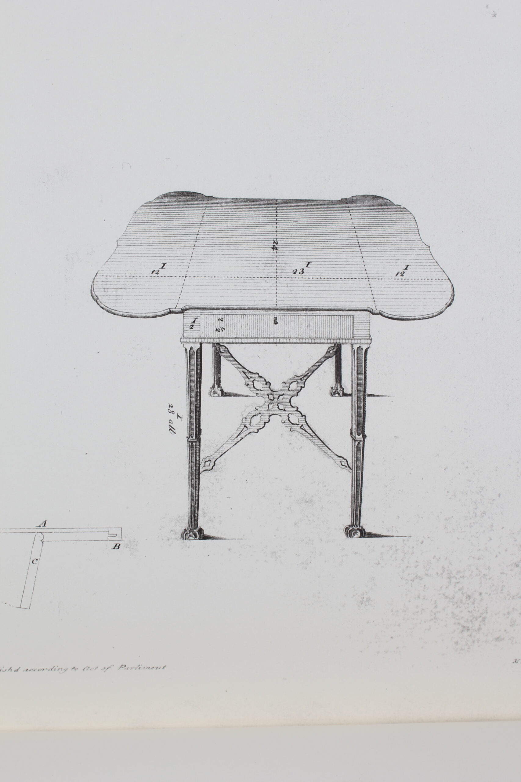 GIII mahogany Pembroke table