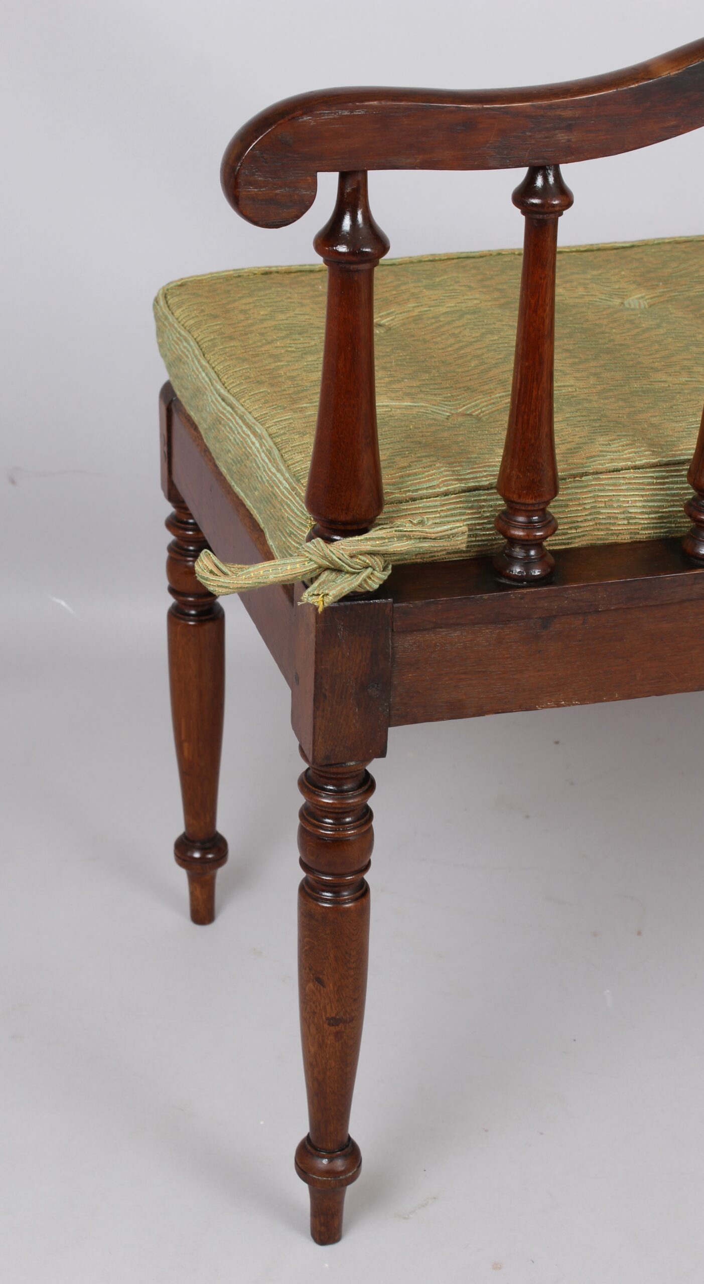 Oak bench or window seat