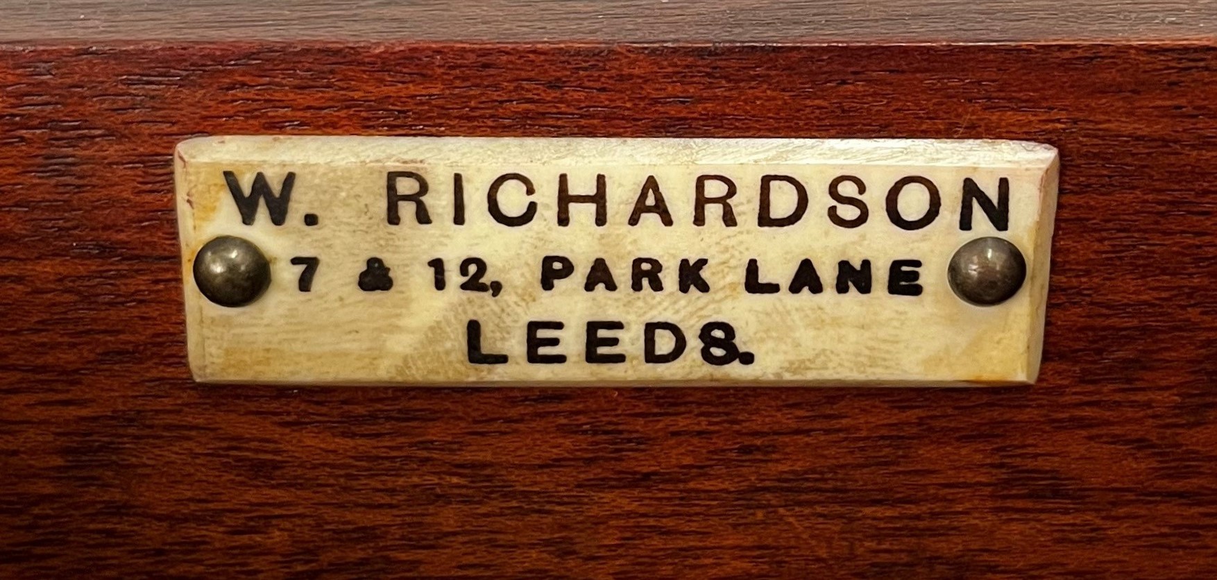 Edwardian mahogany envelope table