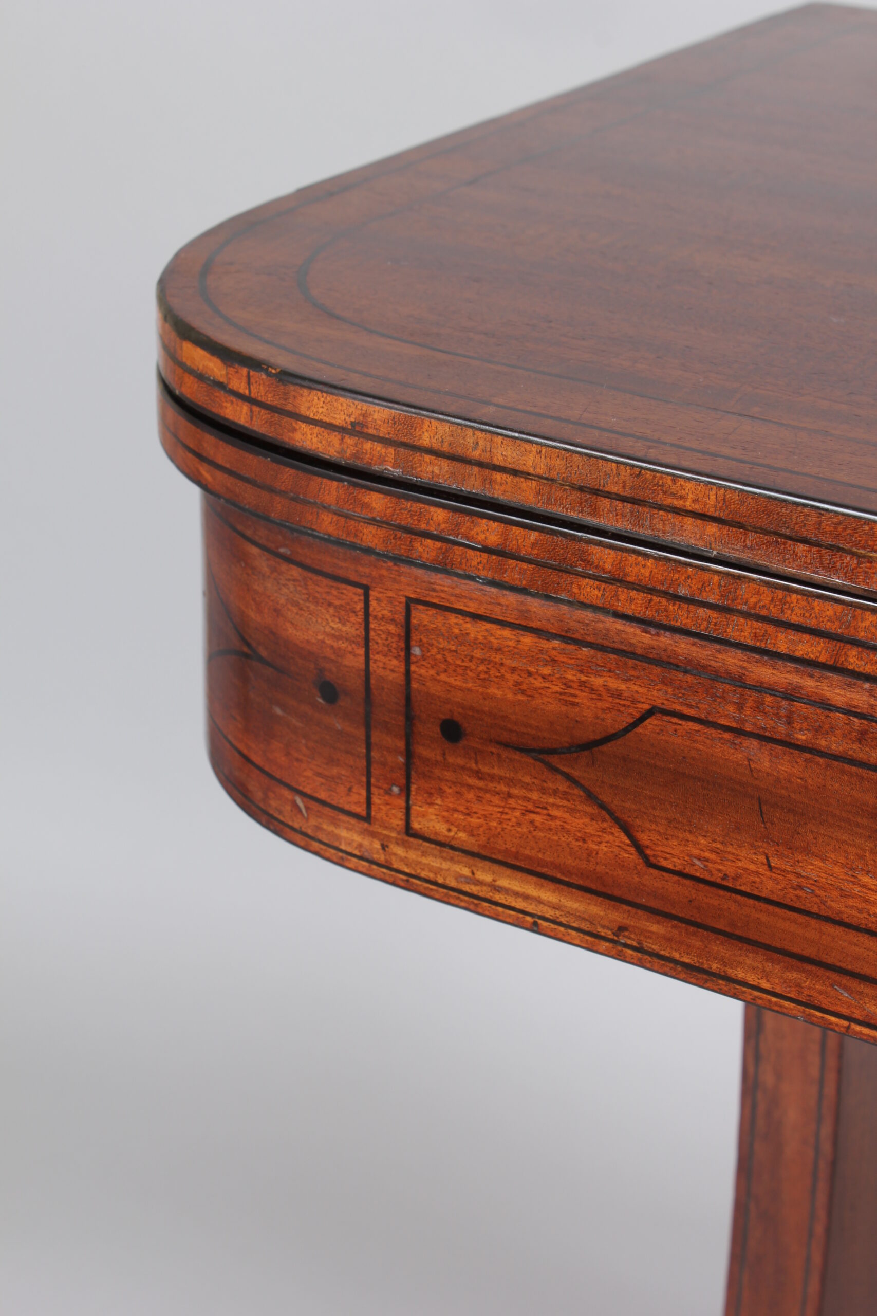 A Regency period mahogany card table