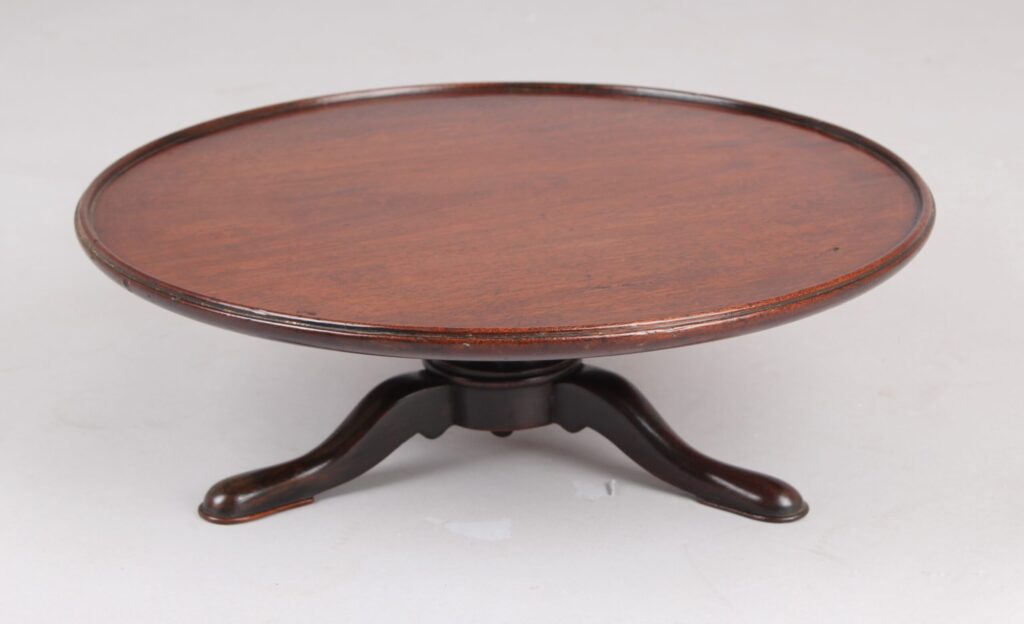 George III mahogany Lazy Susan