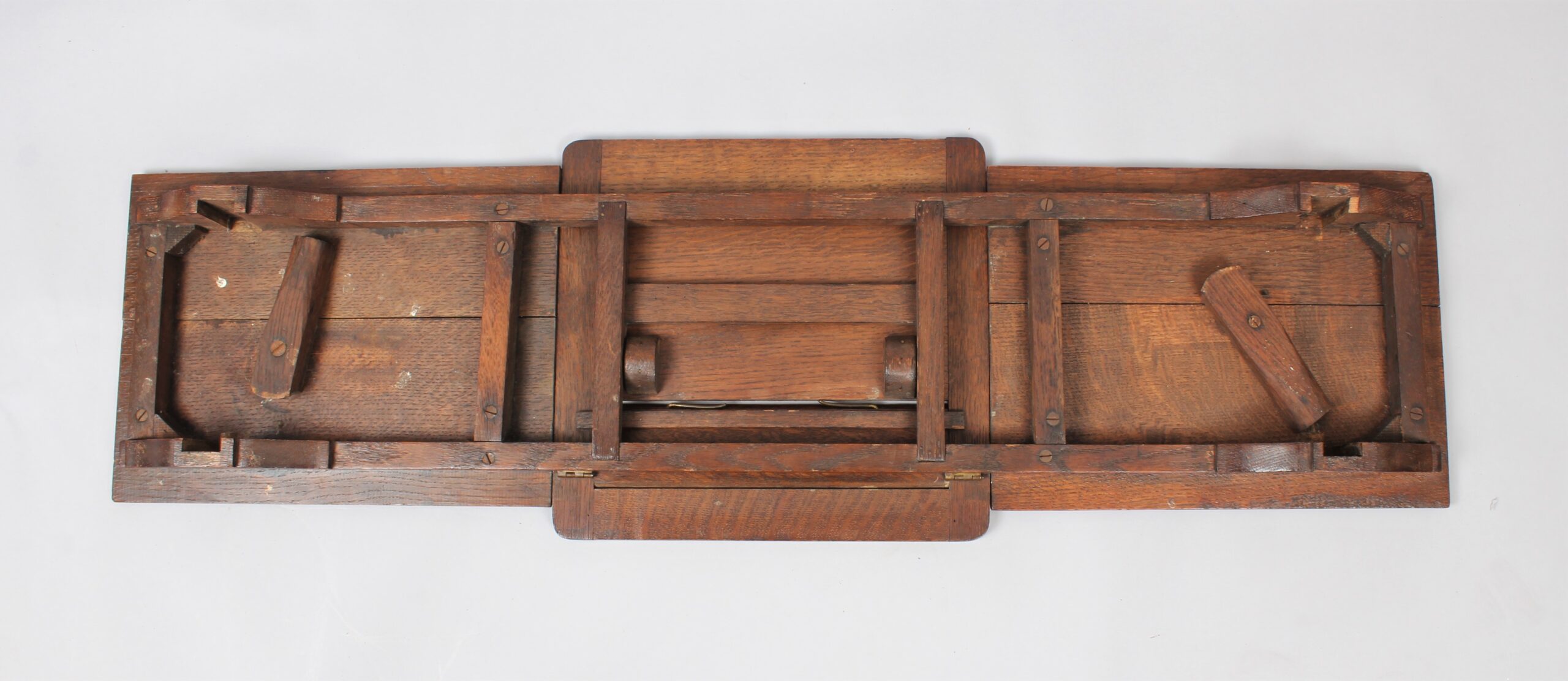 Late 19th early 20th oak reading, artist’s or musician’s table