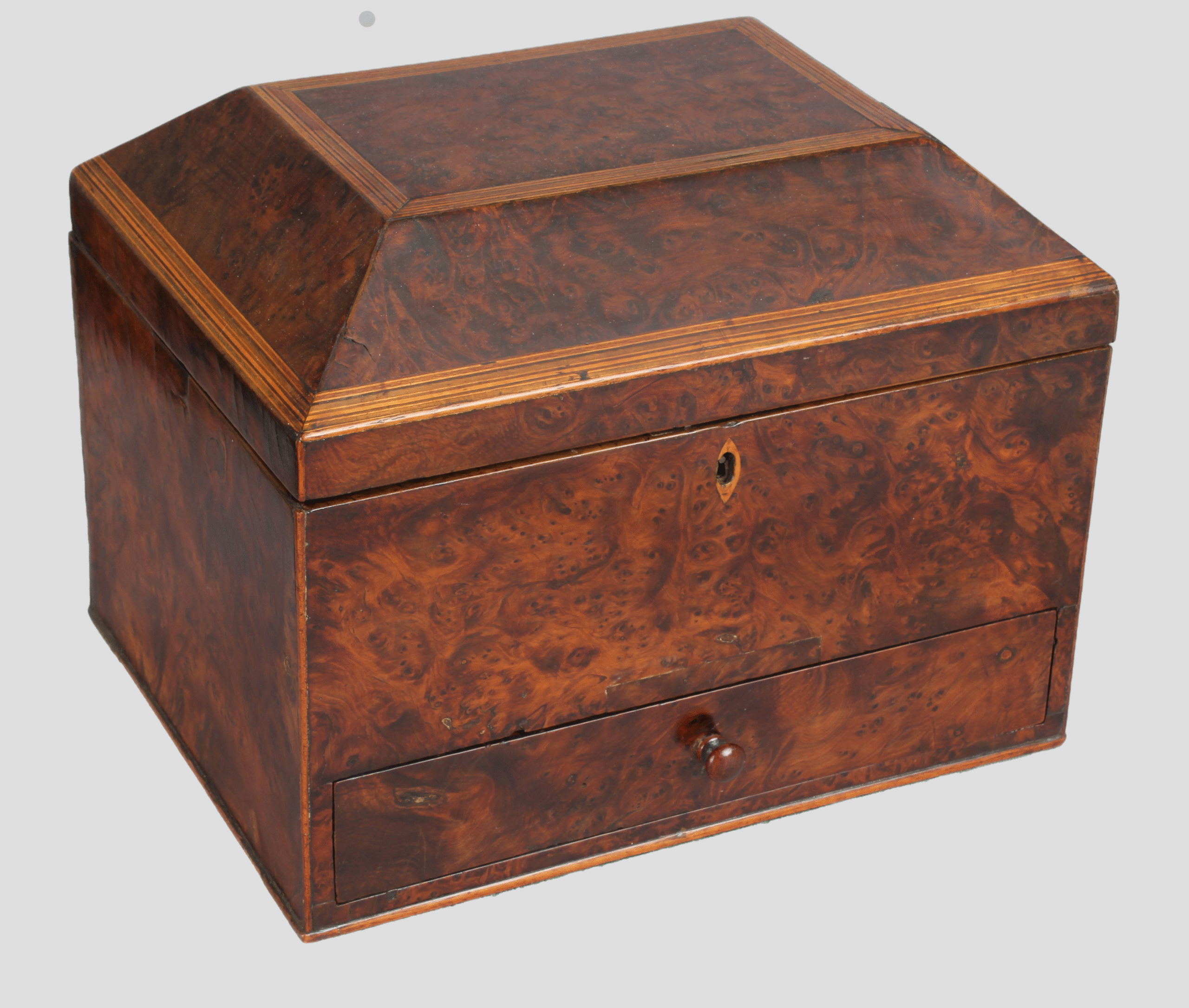 A lidded document box