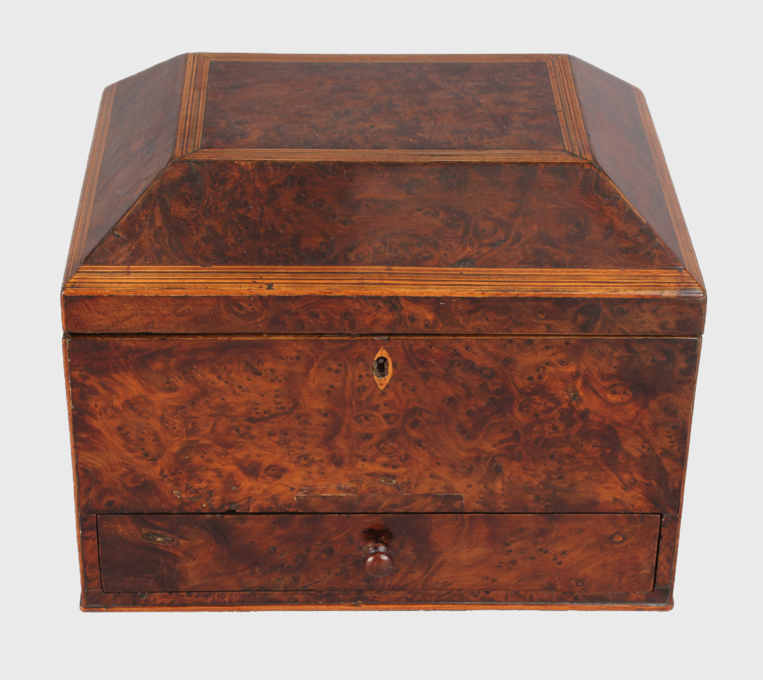 A lidded document box