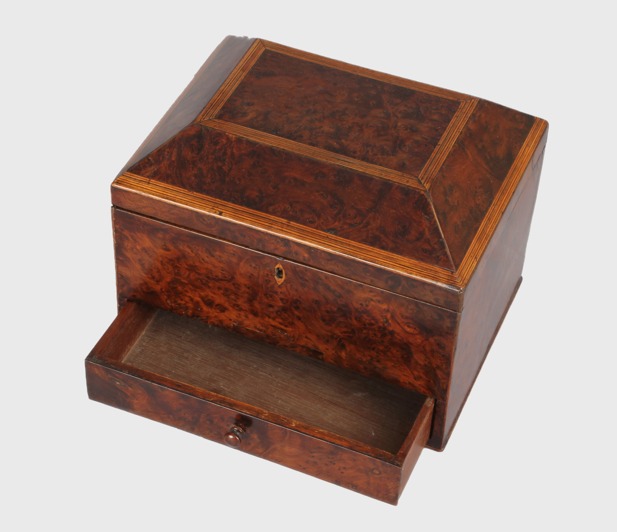 A lidded document box