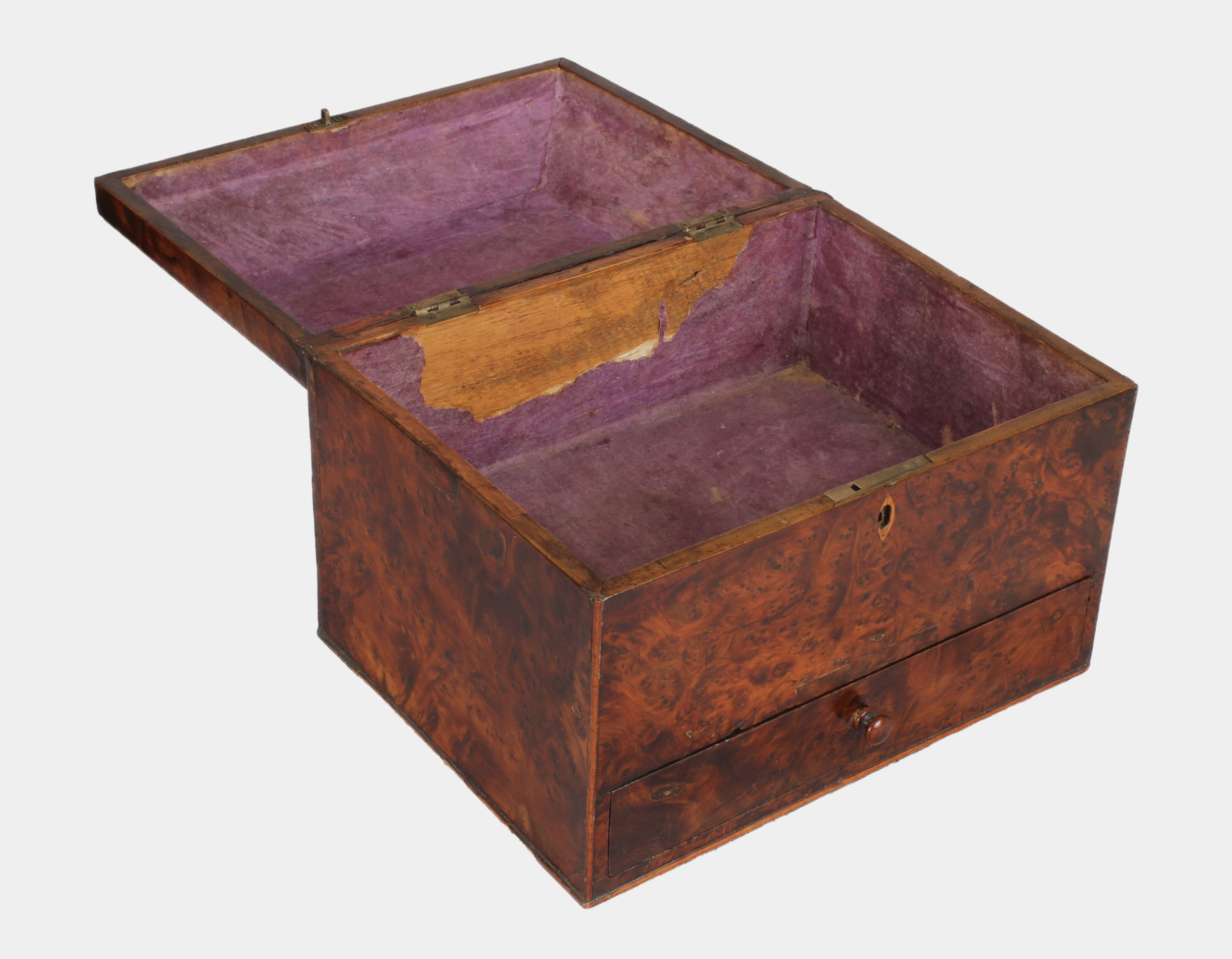 A lidded document box