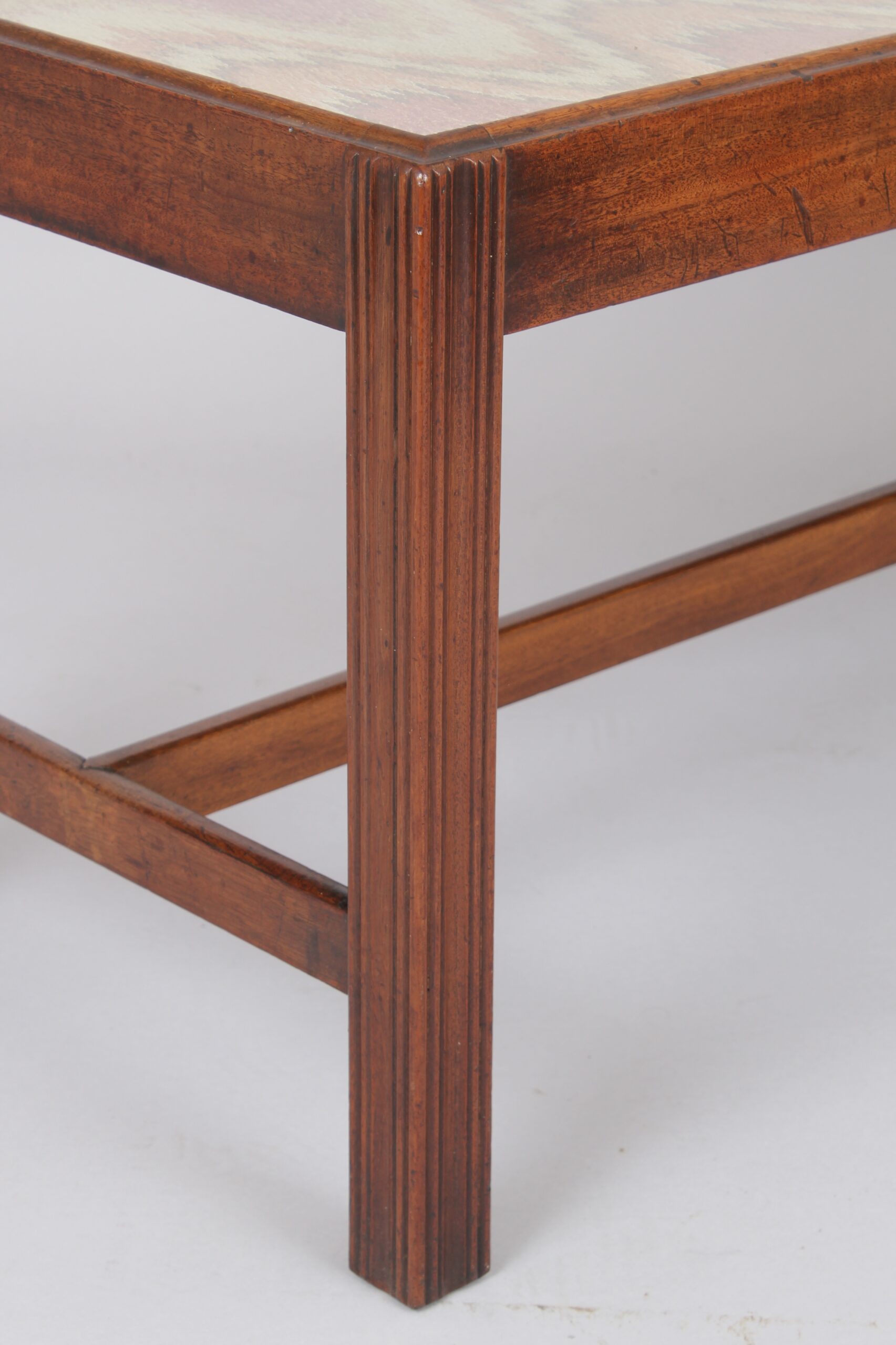Mahogany long stool