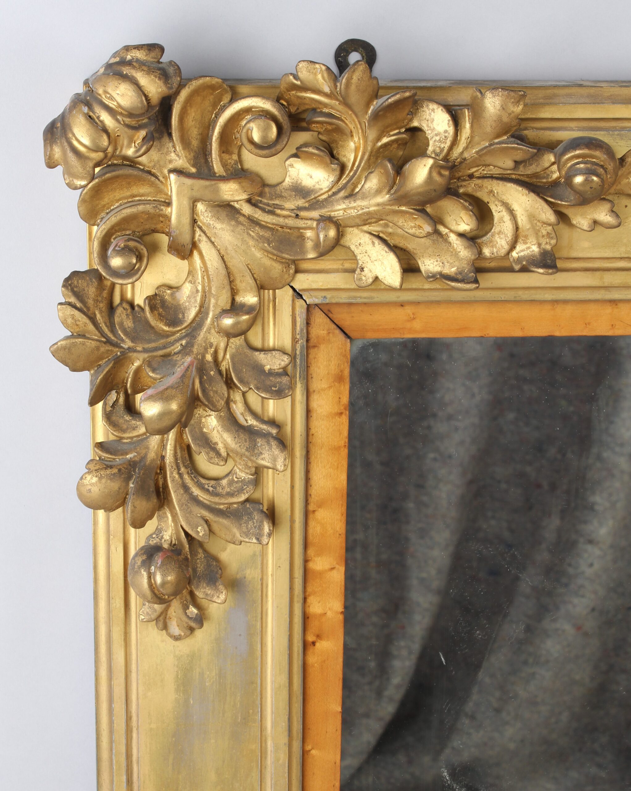 A Victorian overmantel mirror