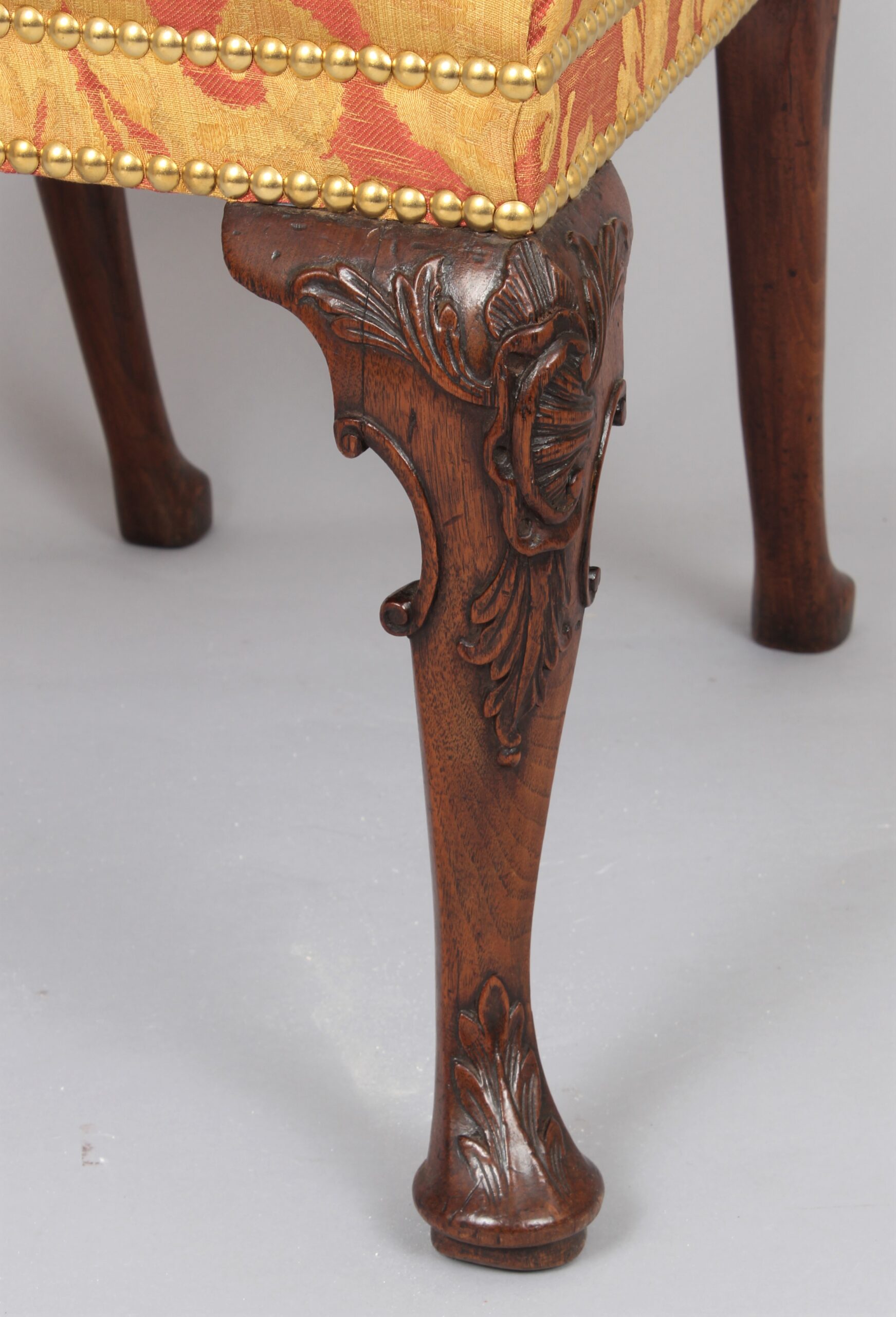 A pair of fine George II period walnut side chairs