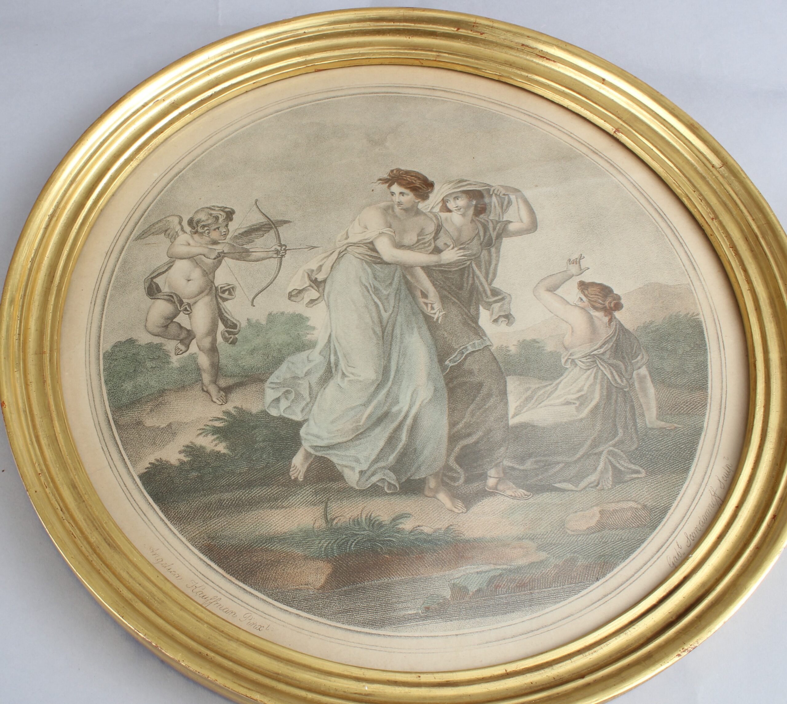 Pair of early 19th century stipple engravings