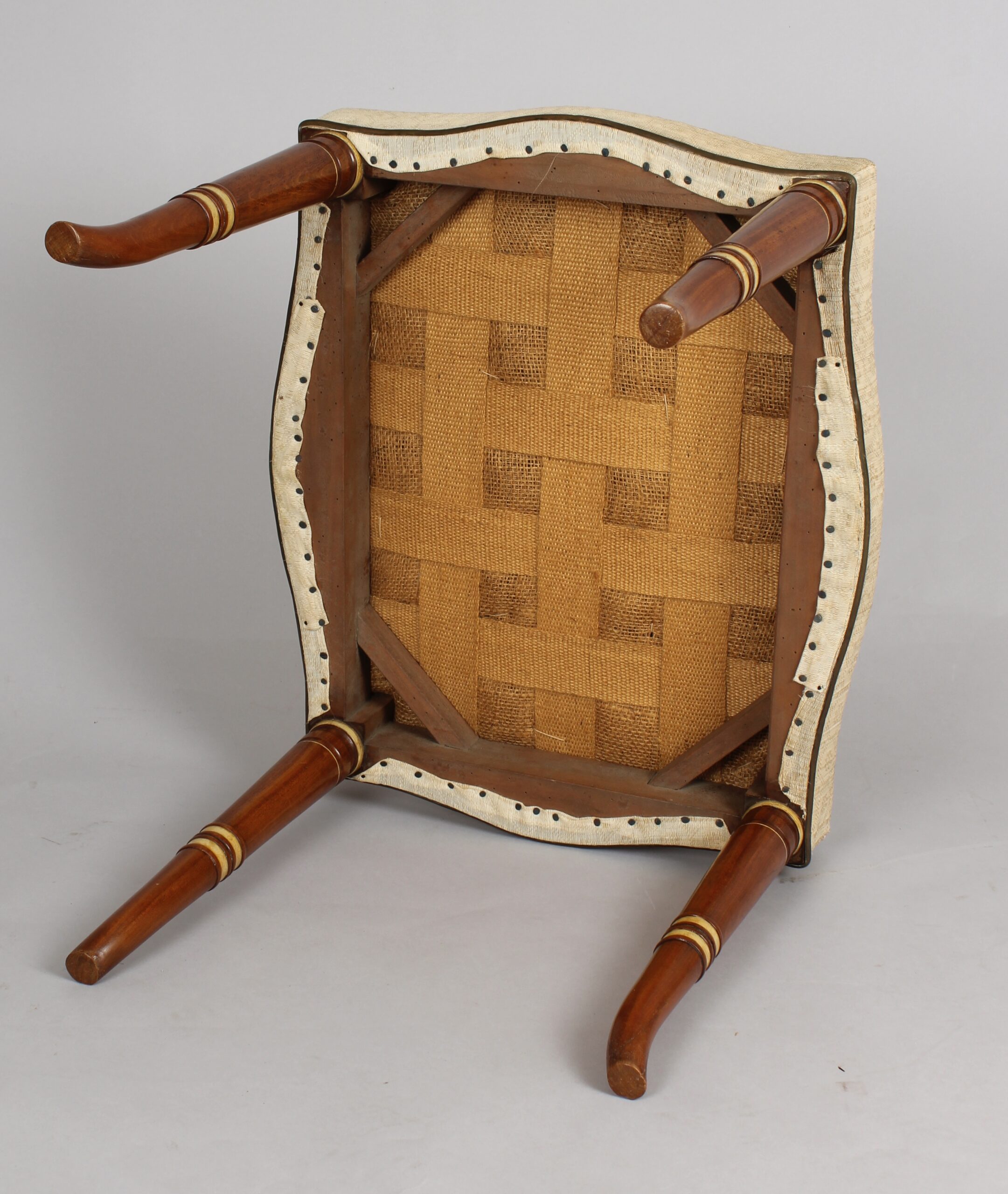 Pair of early nineteenth century Continental stools
