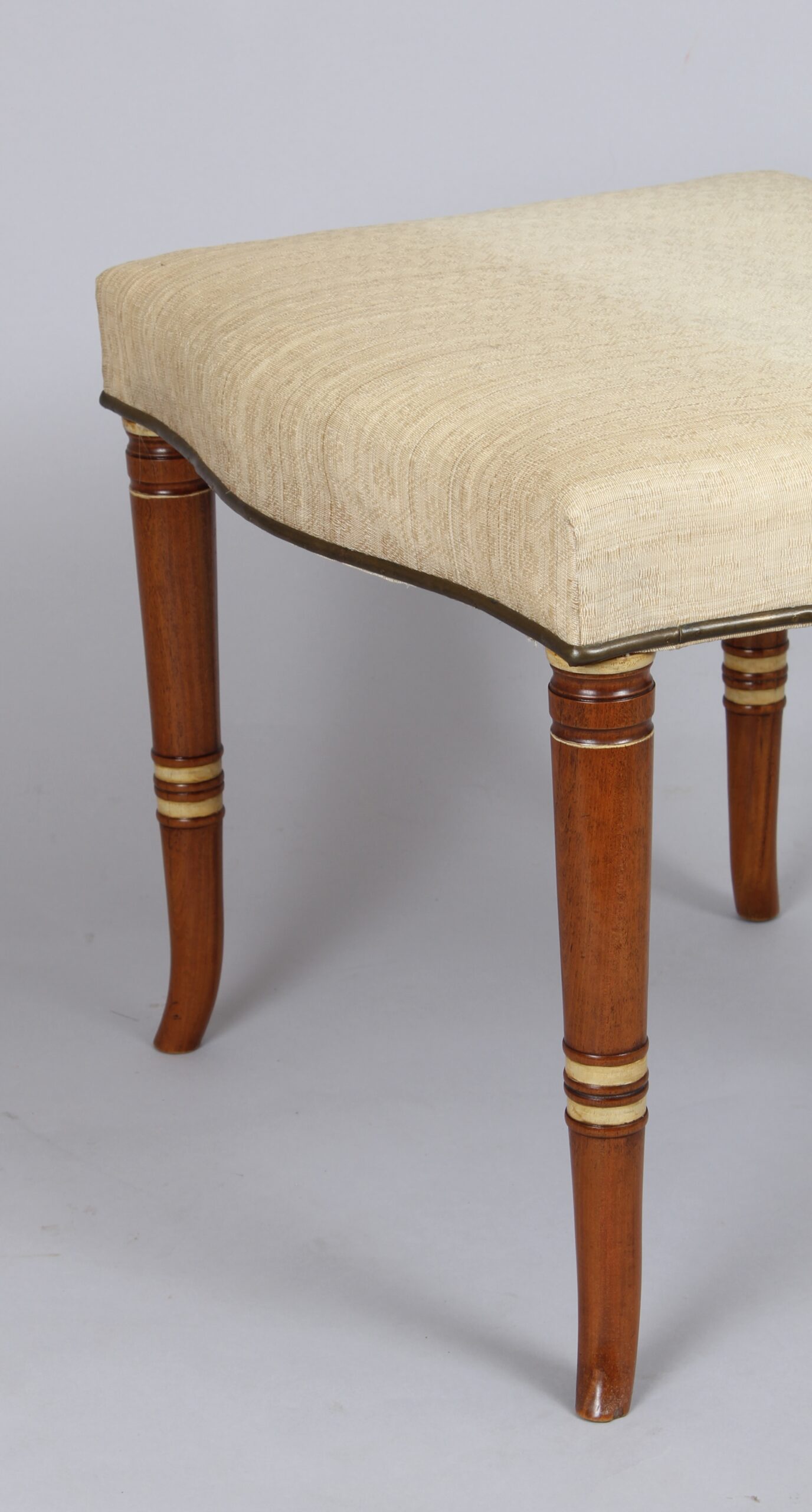 Pair of early nineteenth century Continental stools