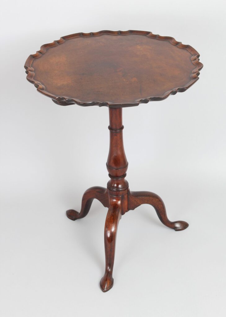 A George III period mahogany tripod table