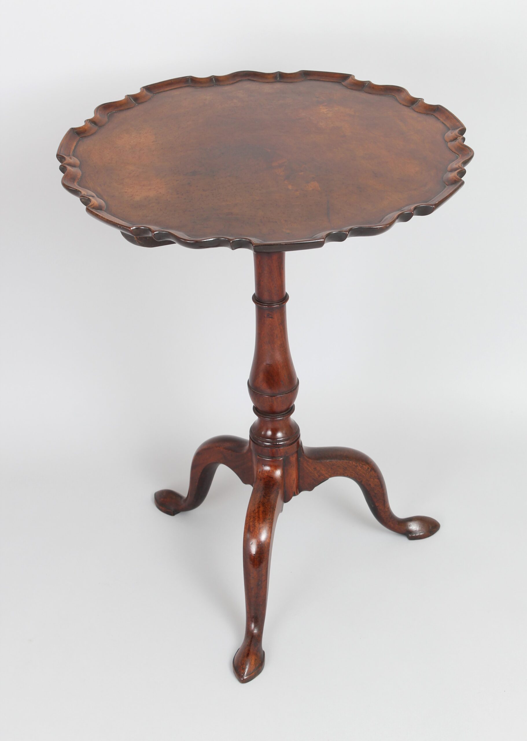 A George III period mahogany tripod table