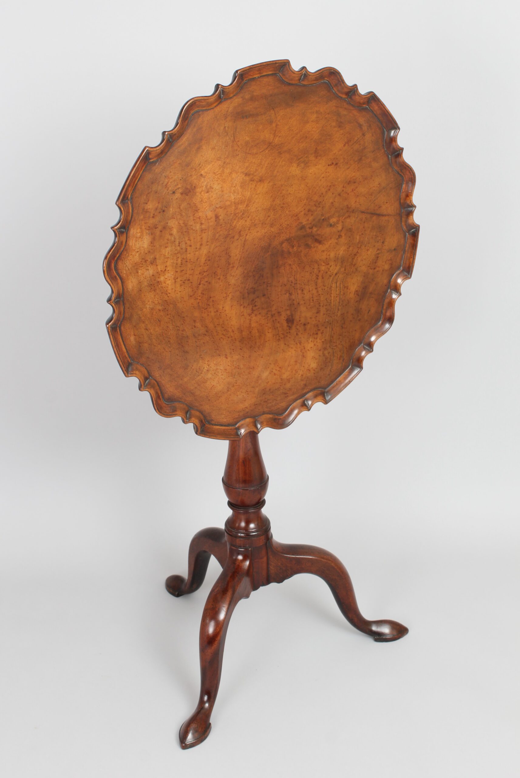 A George III period mahogany tripod table