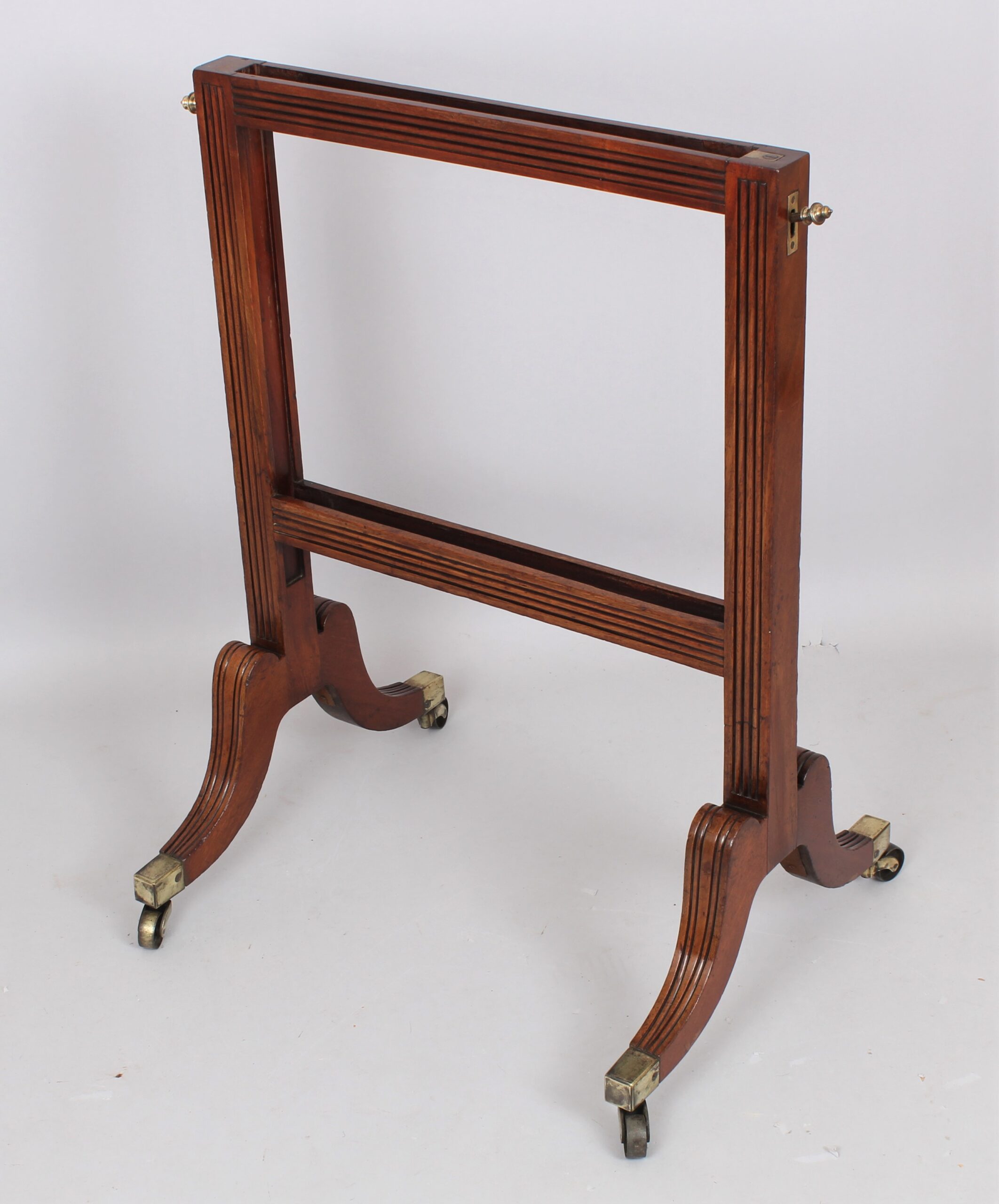A Regency mahogany adjustable reading table