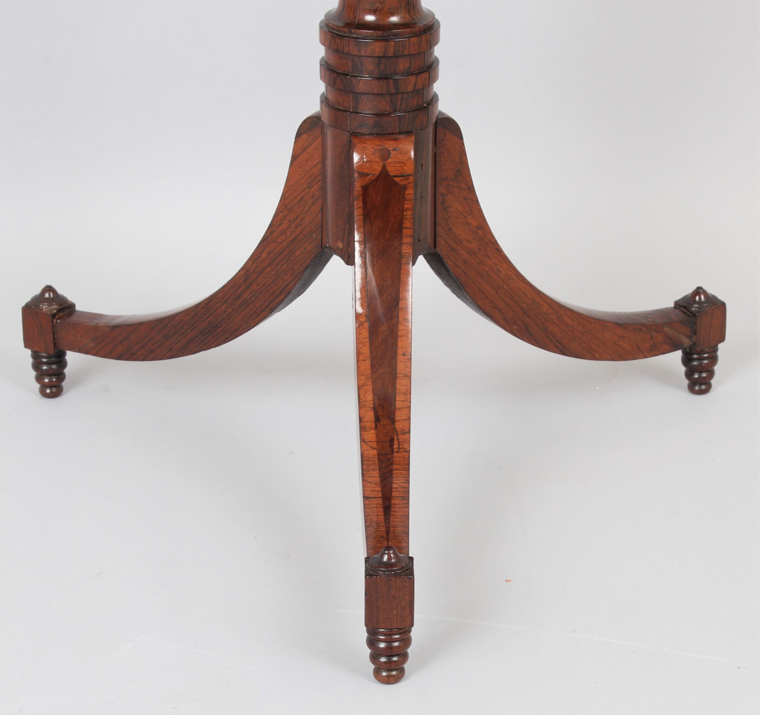 Fine Regency rosewood reading table