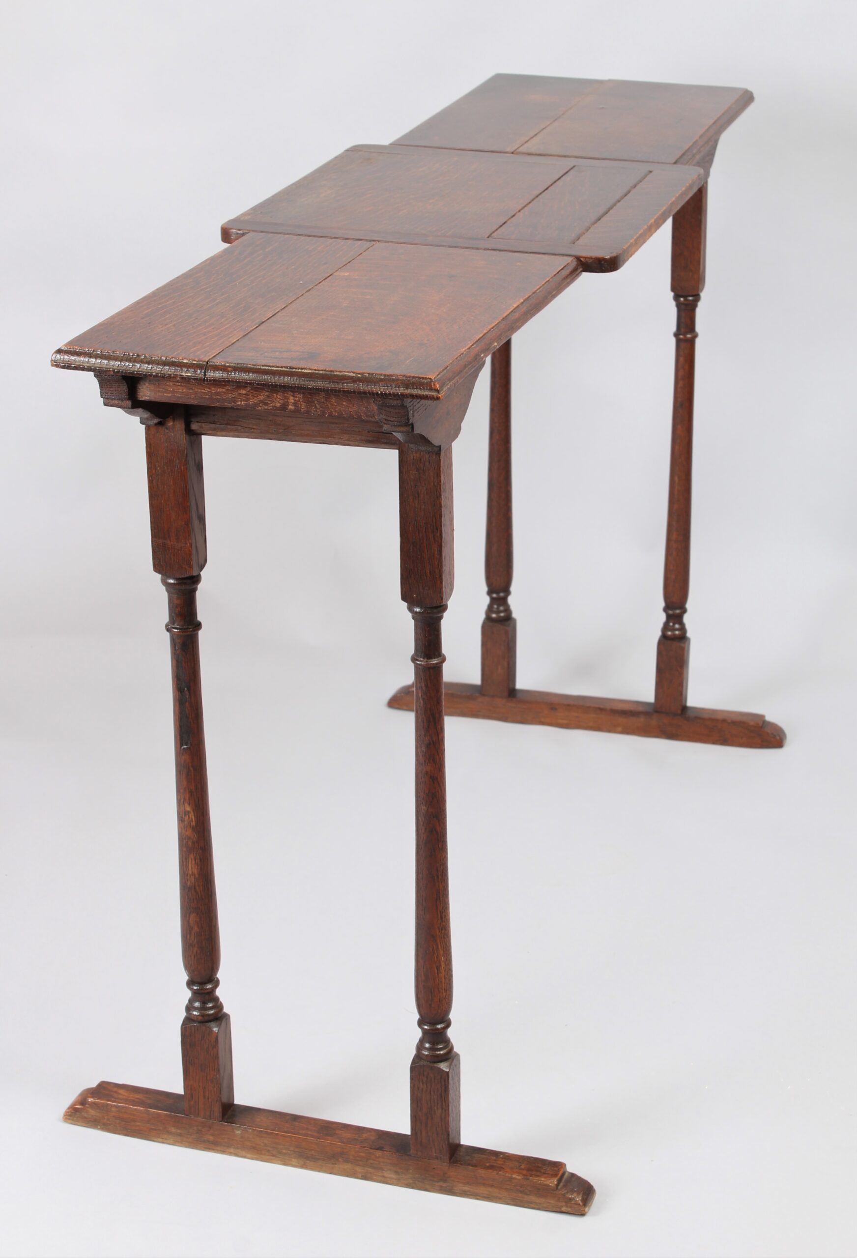 Late 19th early 20th oak reading, artist’s or musician’s table