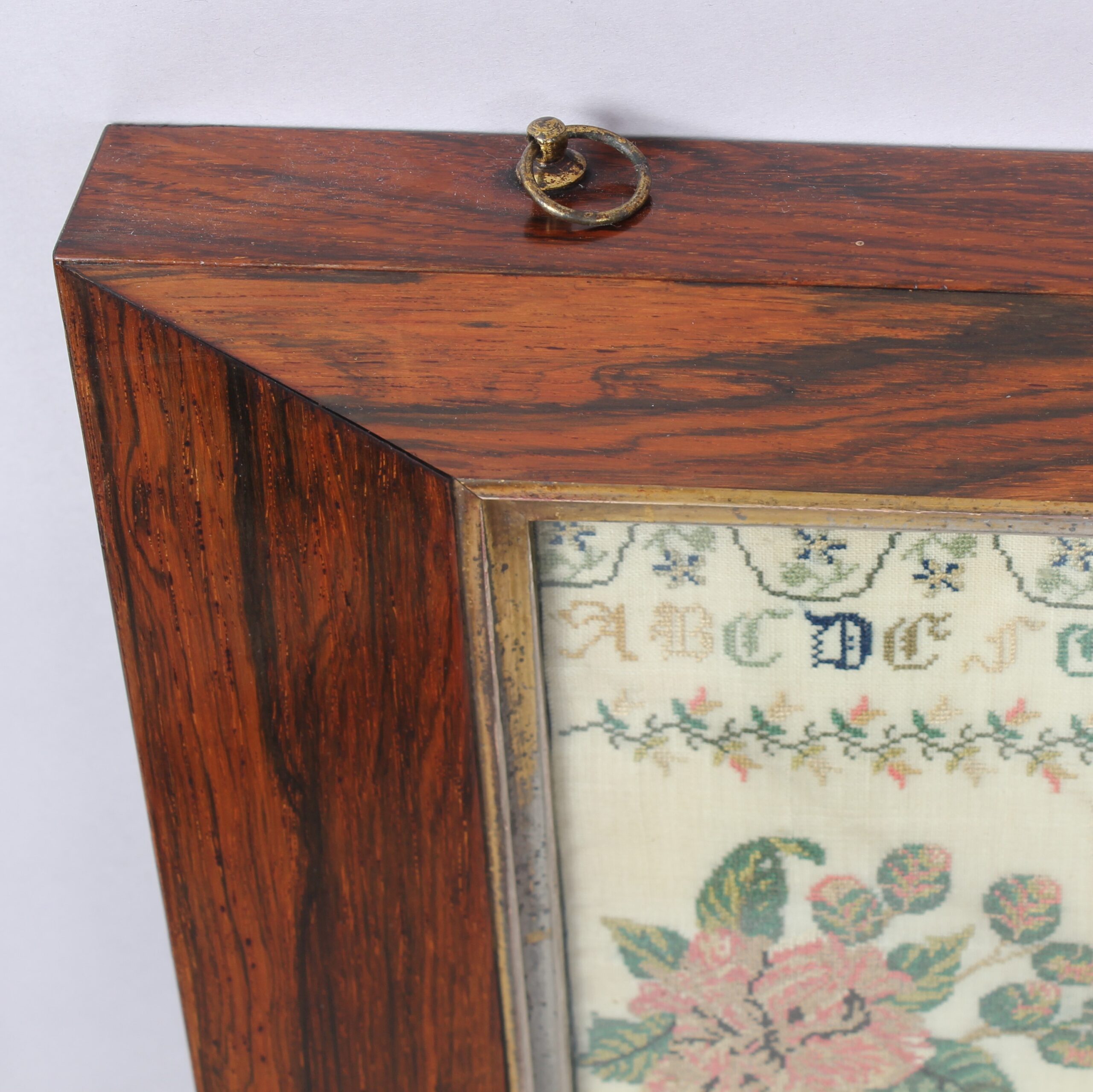 Victorian needlework sampler