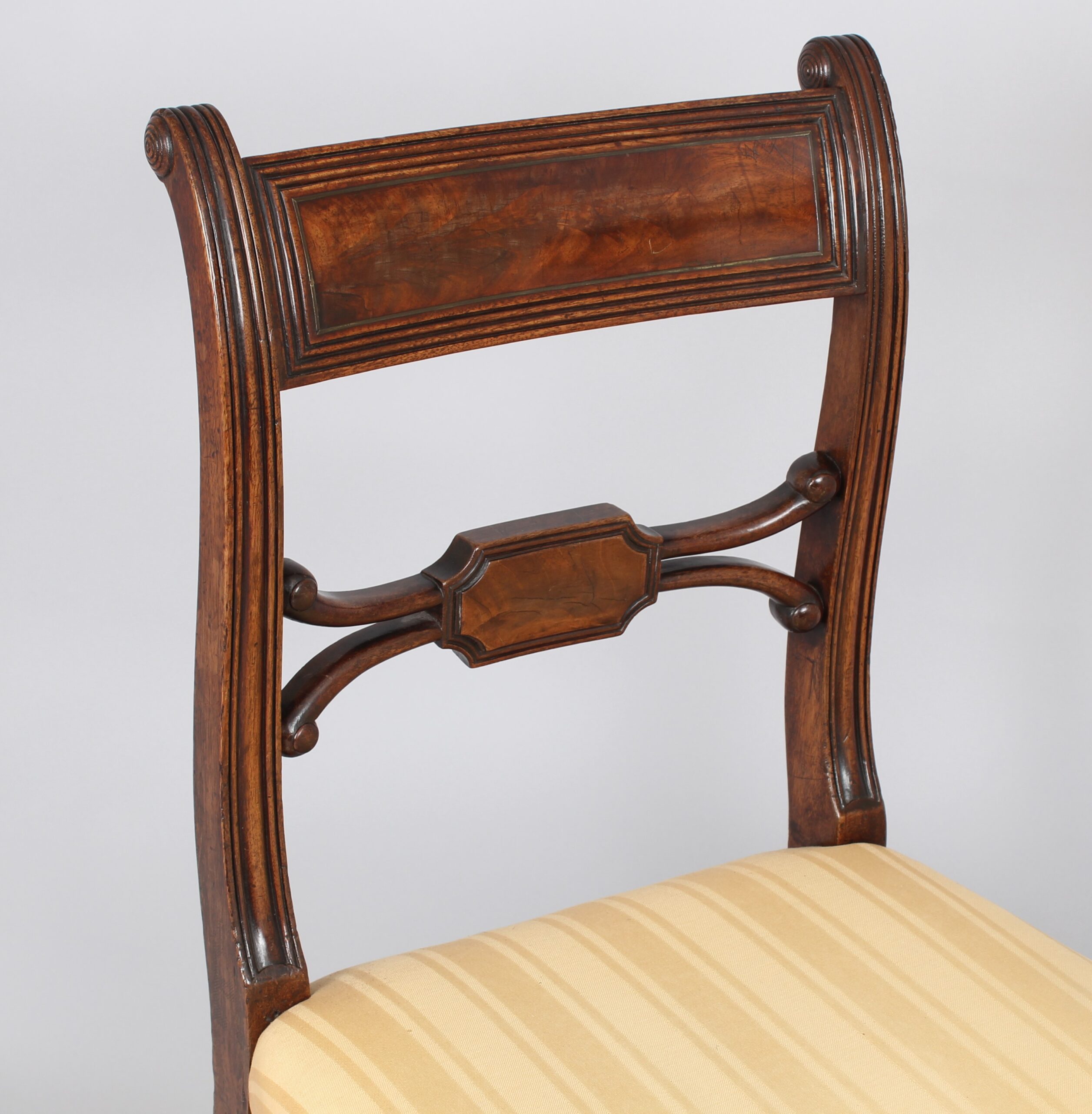 Fine set of eight early 19th century mahogany chairs