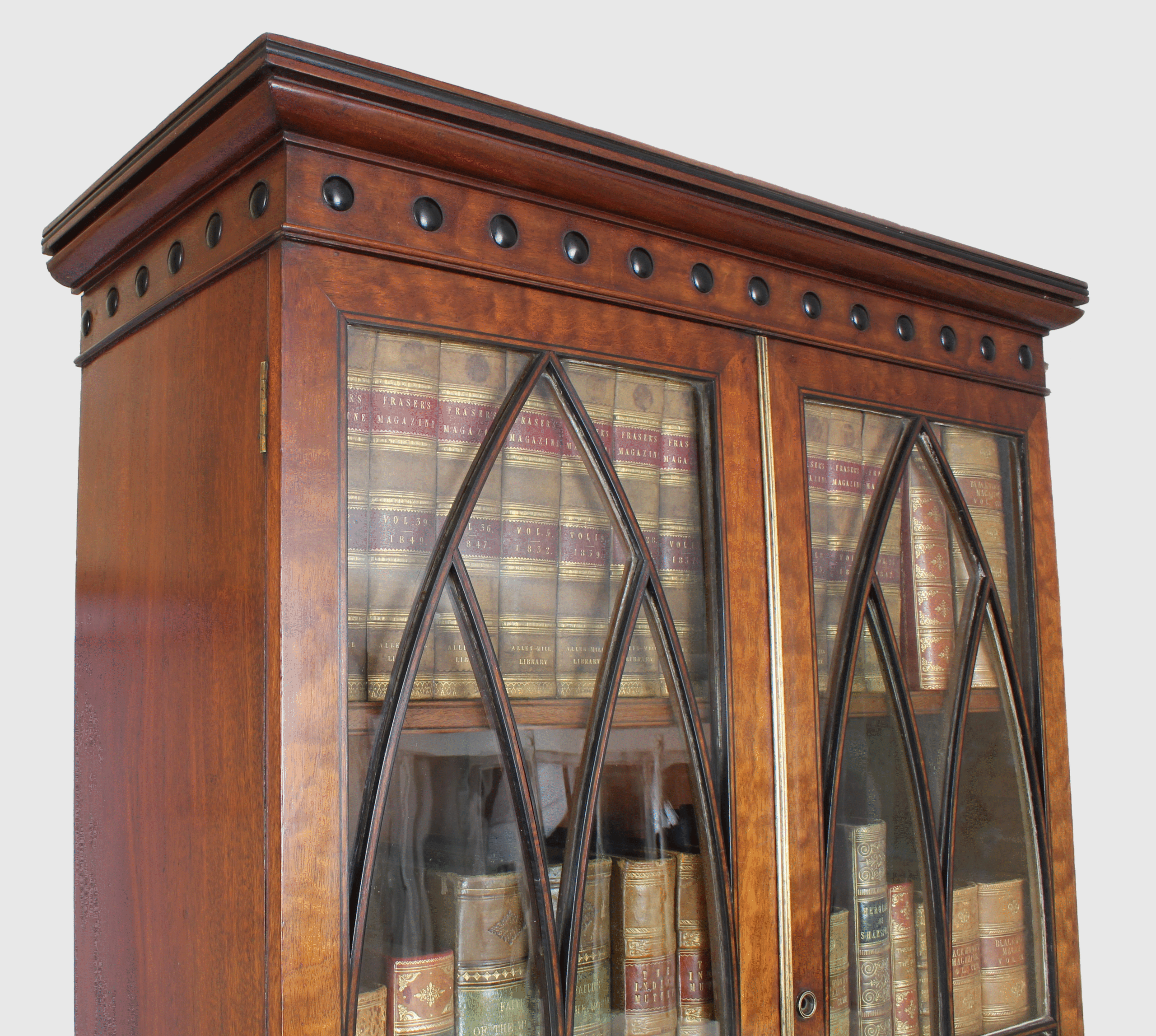 Small and well-proportioned George III period secretaire cabinet