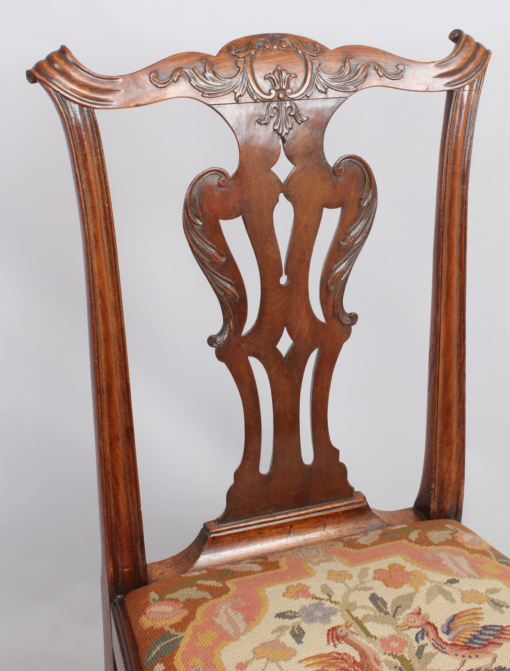 Mid 18th century mahogany side chair