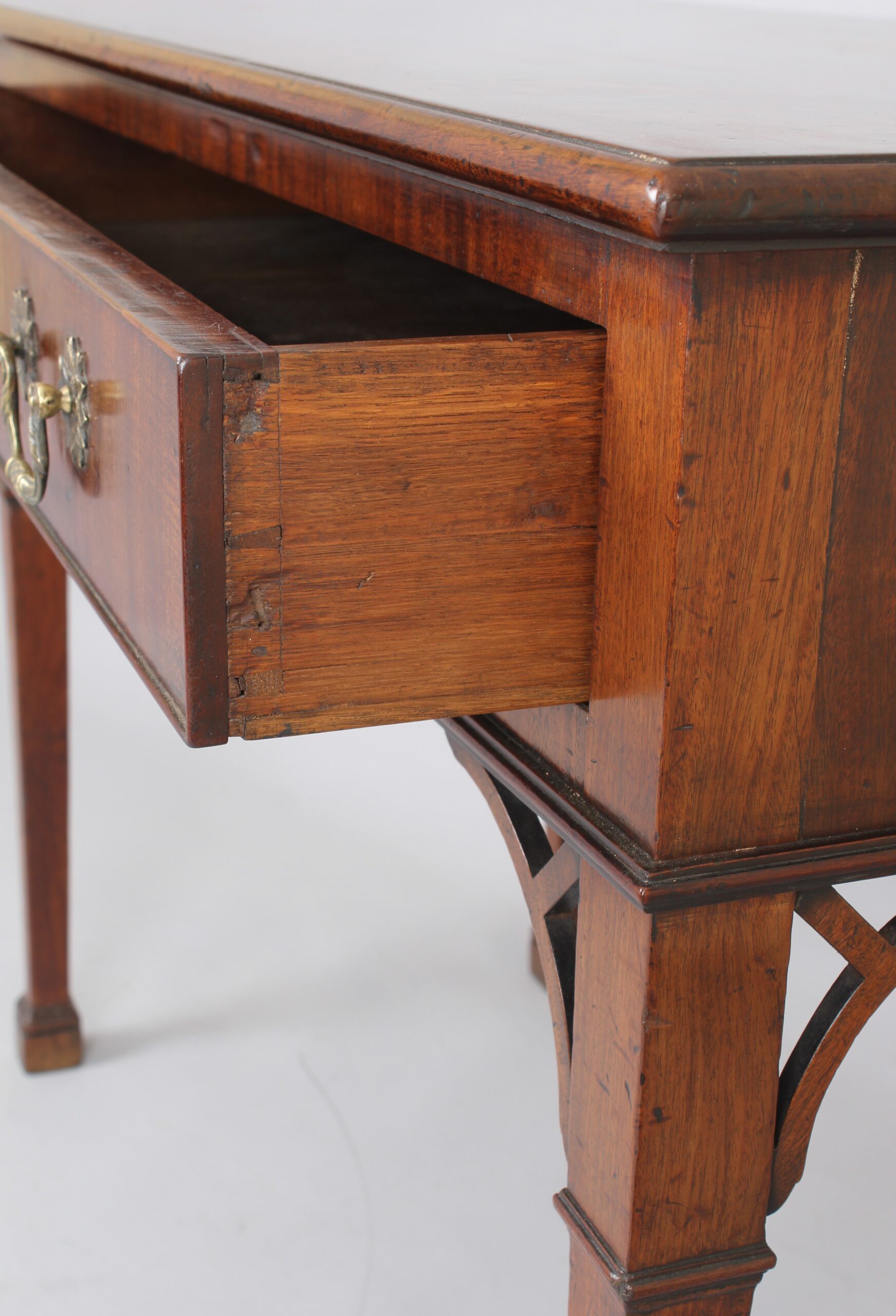 George III period mahogany side table