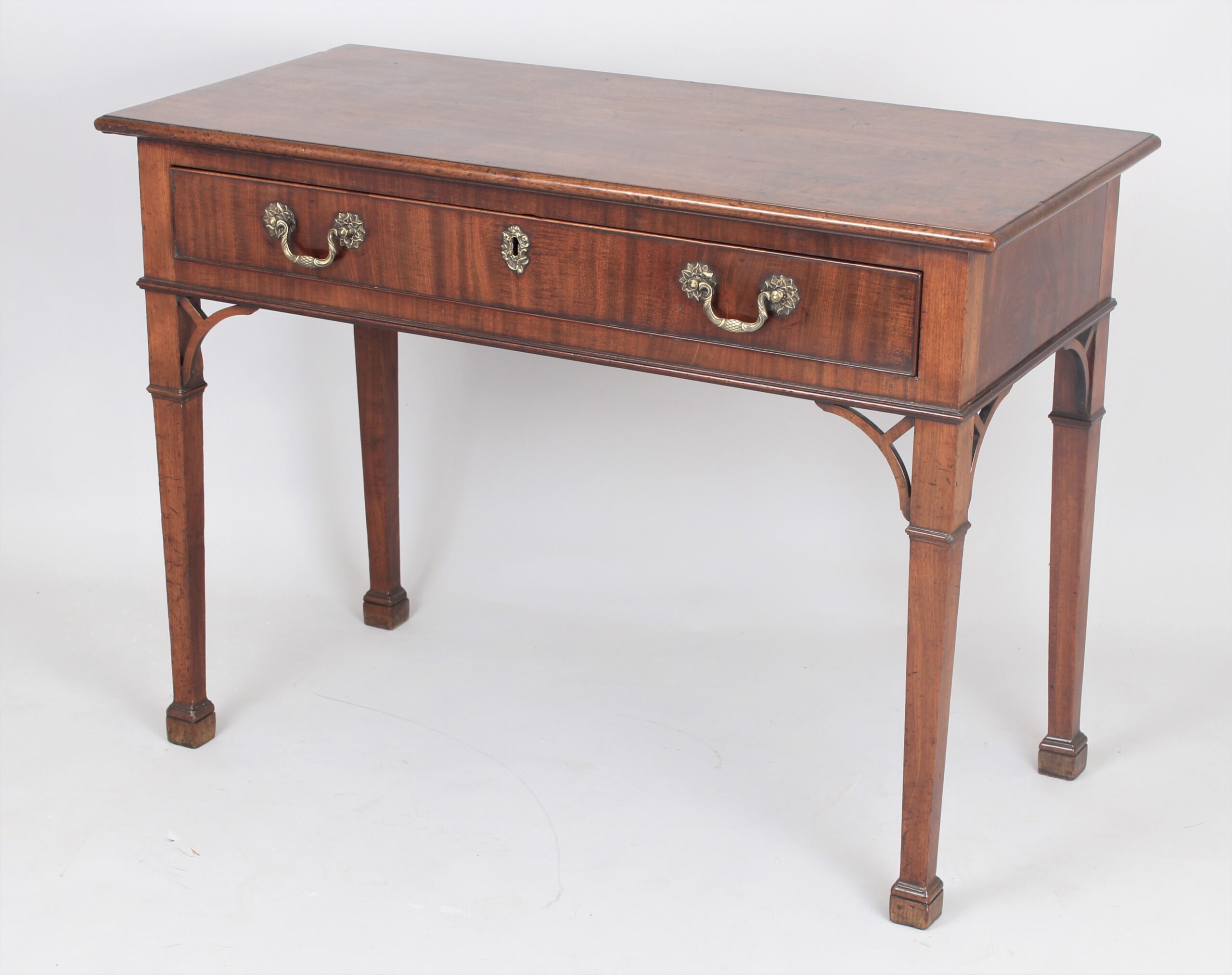 George III period mahogany side table