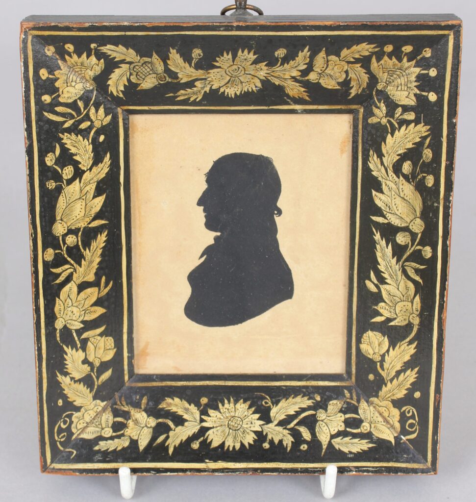 Early 19th century silhouette portrait