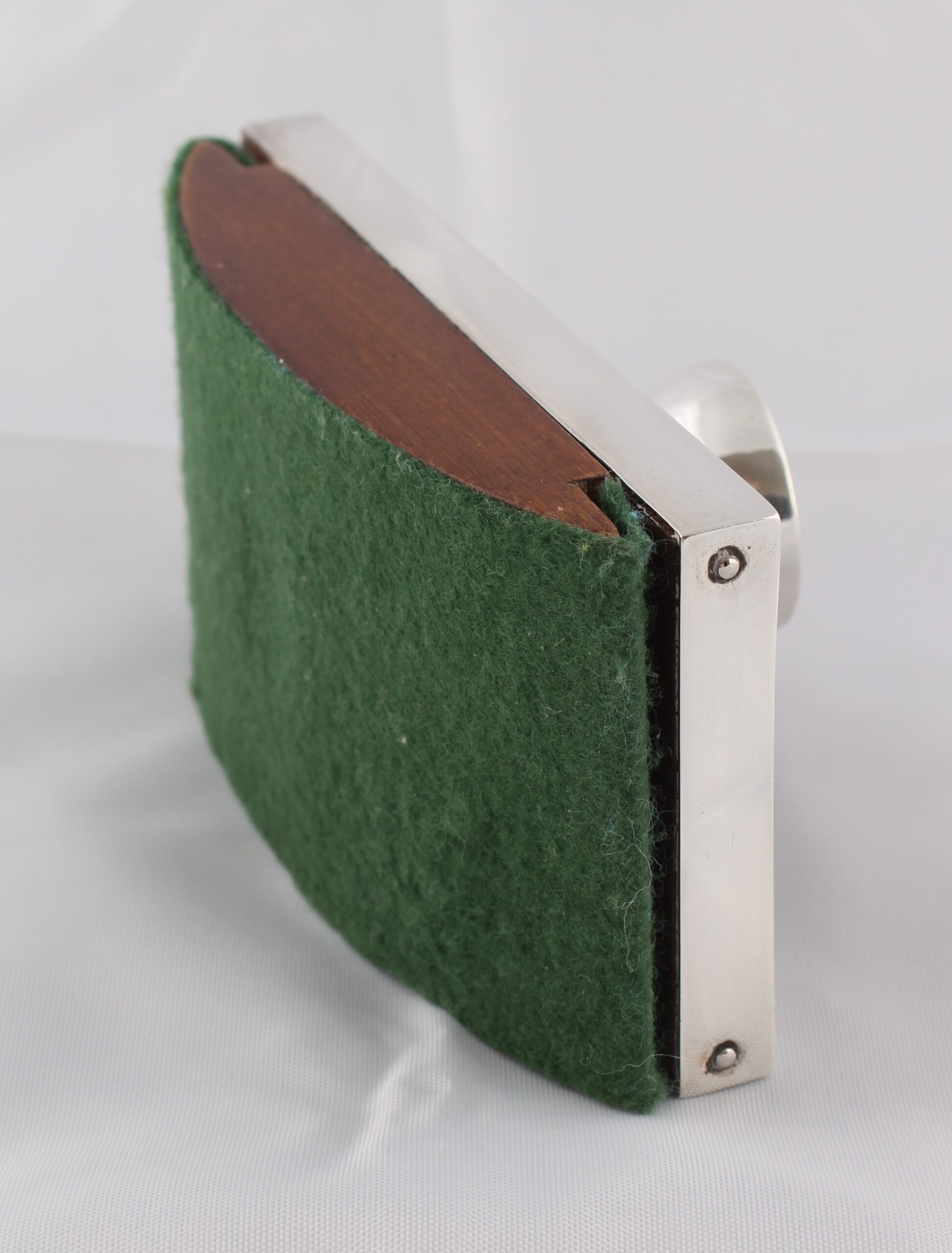 Sterling silver and tortoiseshell rocker blotter