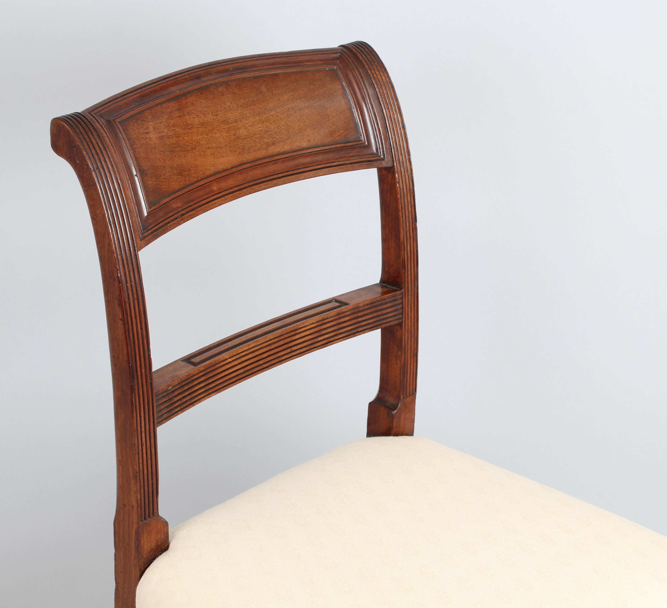 Set George III period mahogany dining chairs