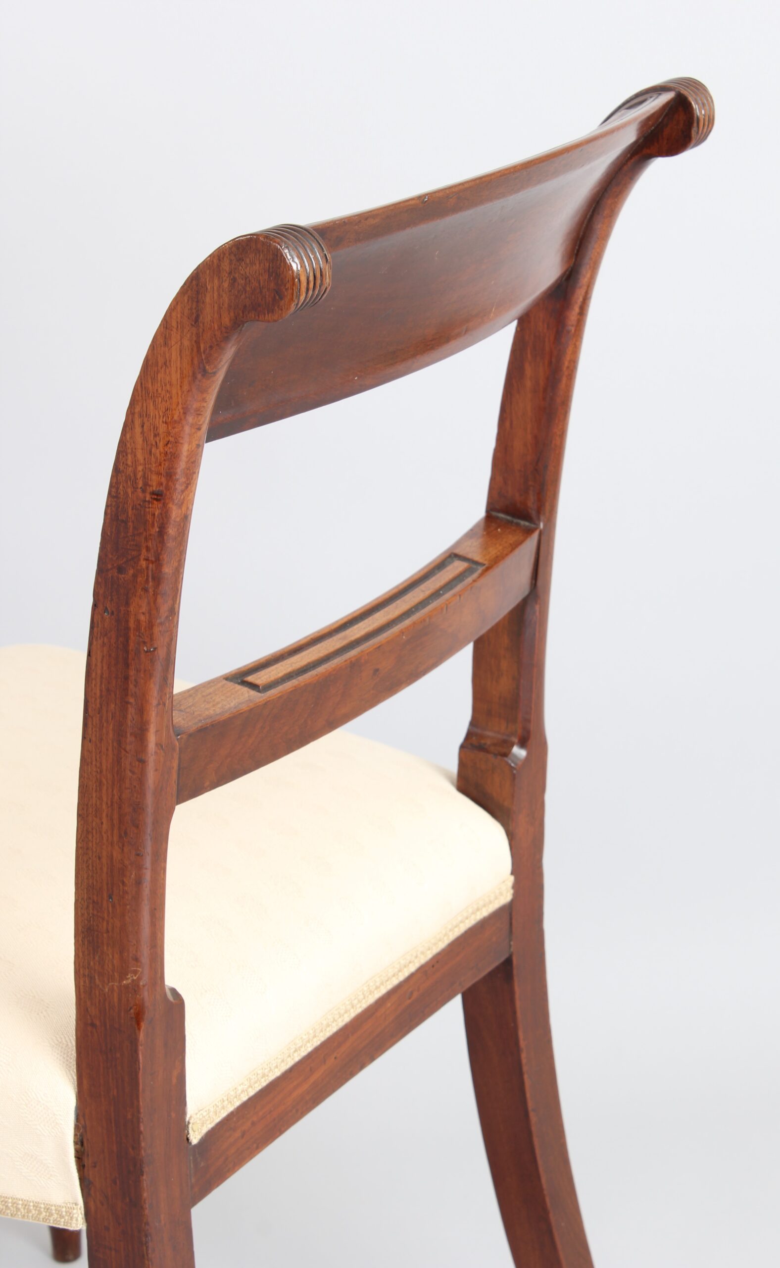 Set George III period mahogany dining chairs