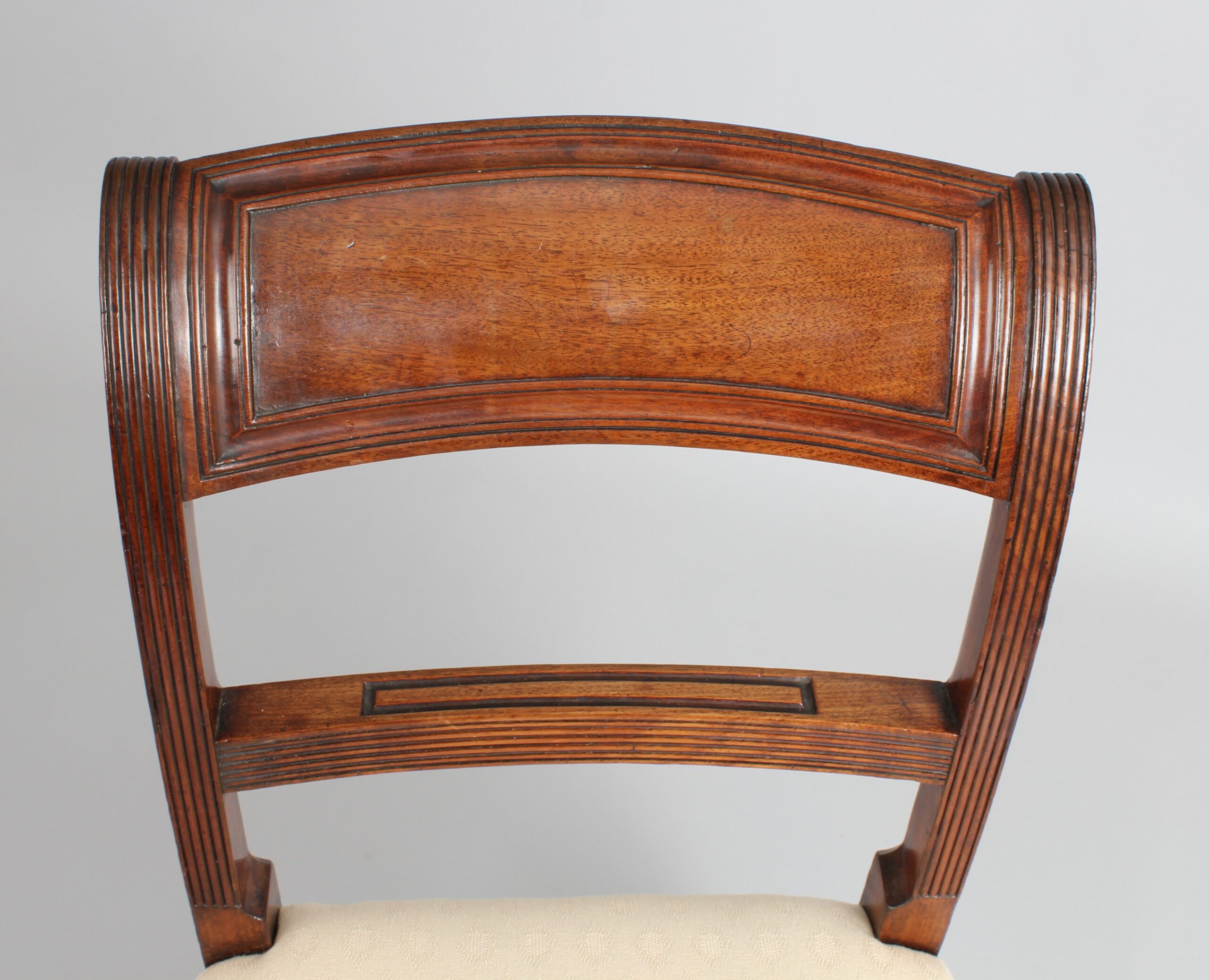 Set George III period mahogany dining chairs