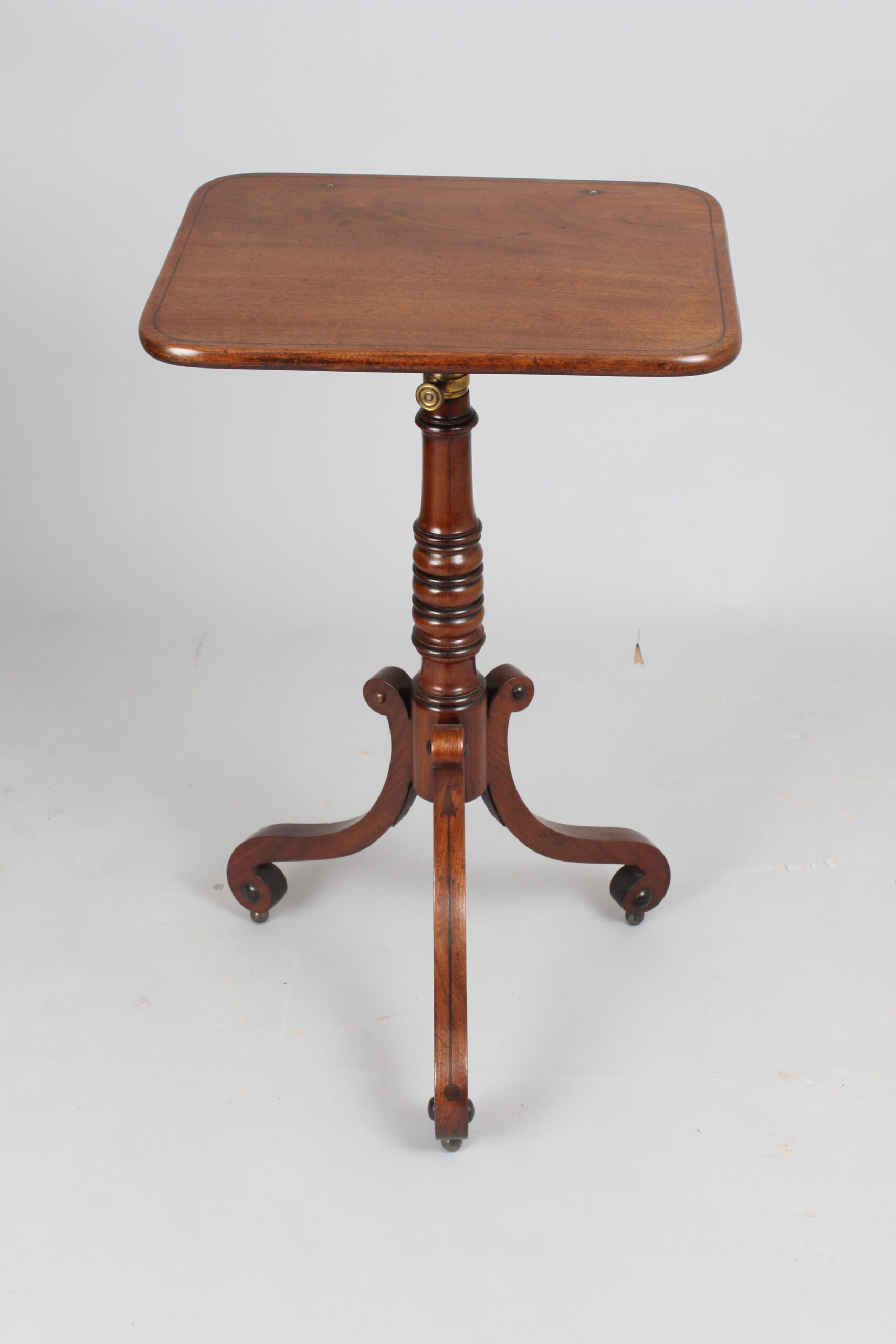 Regency period mahogany reading table