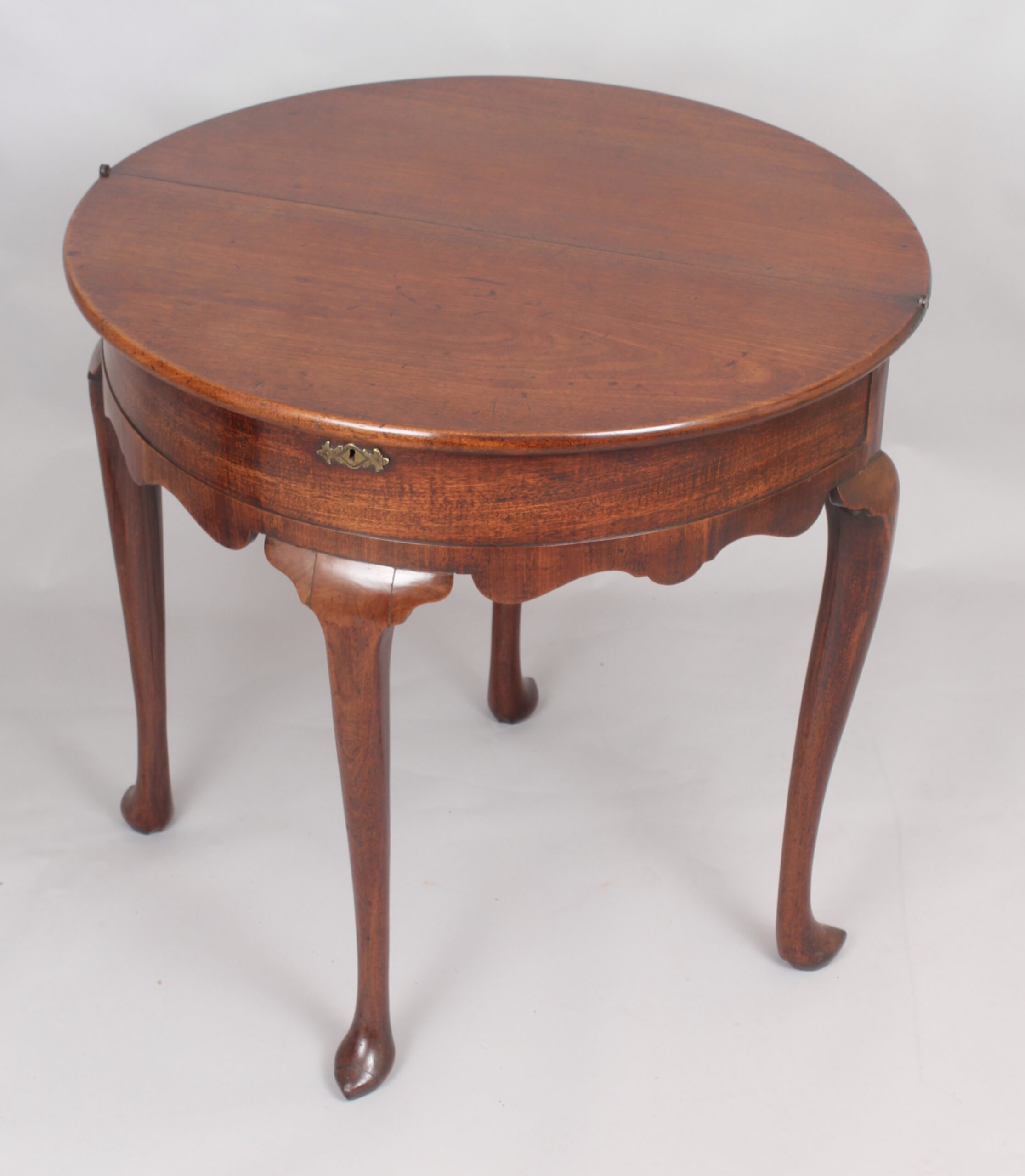 George II period mahogany tea-table