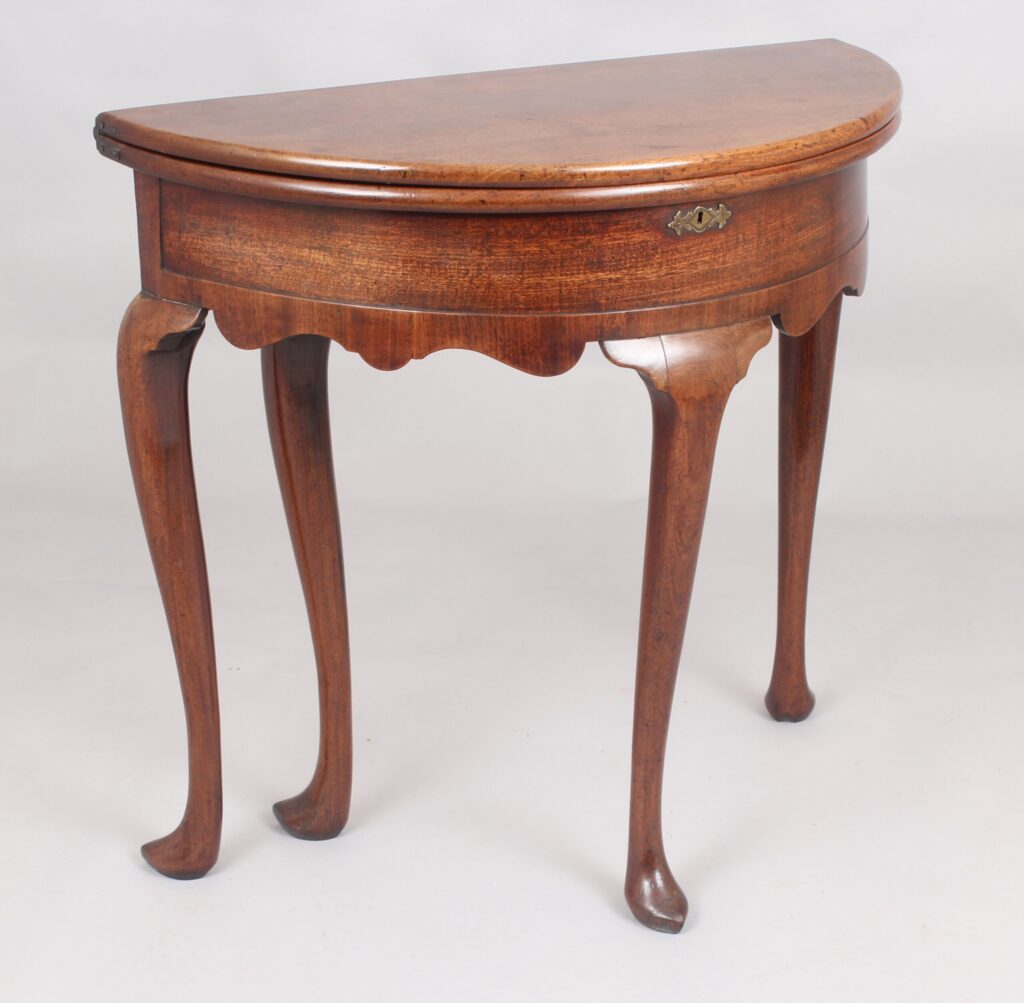 George II period mahogany tea-table