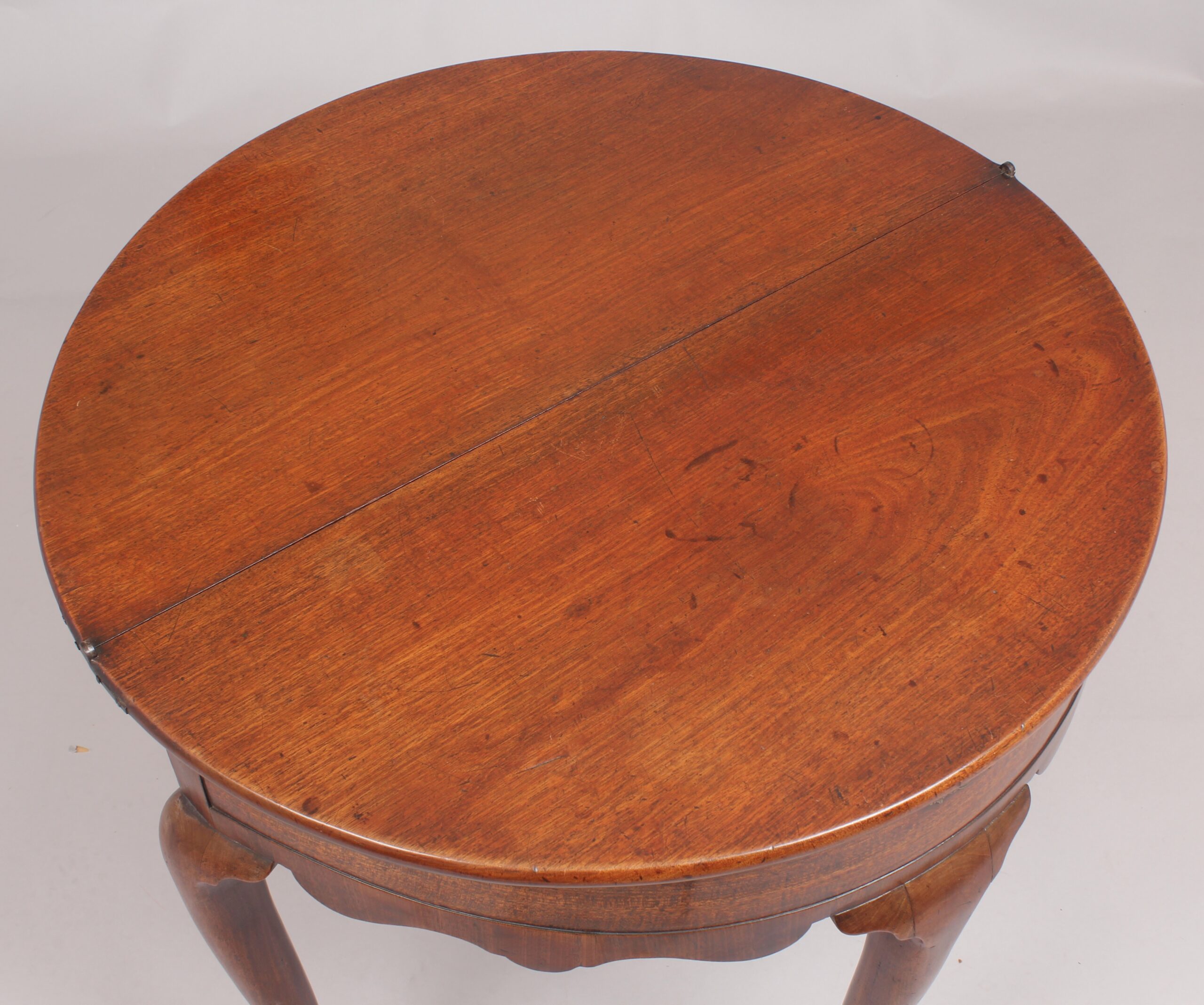 George II period mahogany tea-table