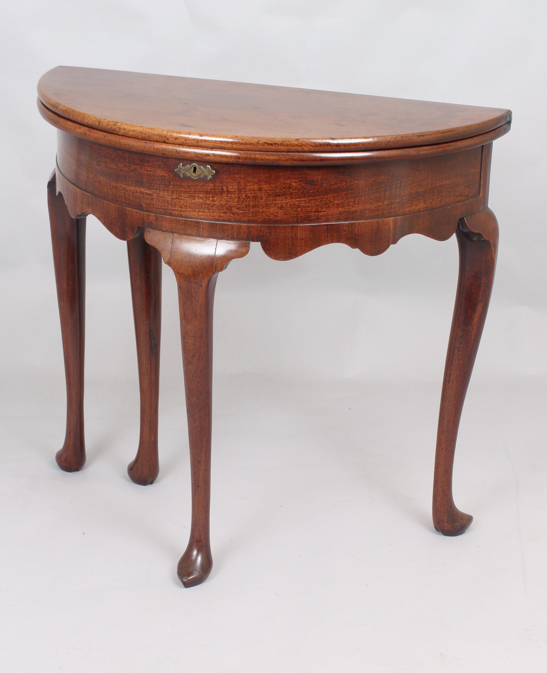 George II period mahogany tea-table