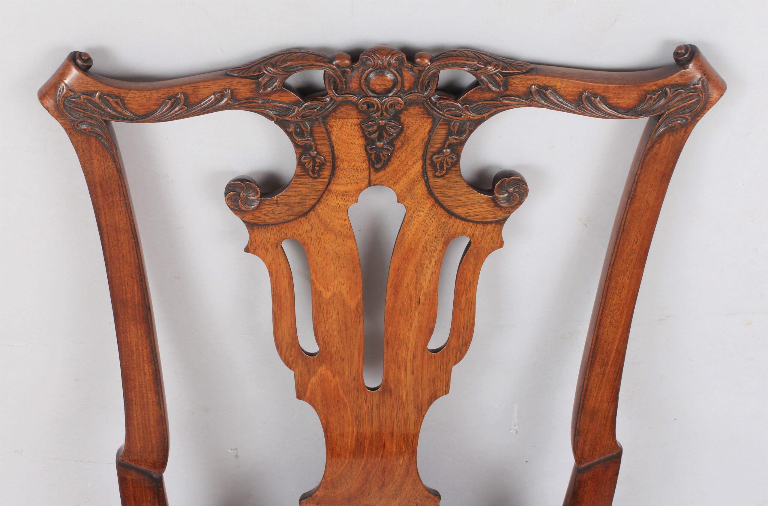 Fine George II period walnut side chair