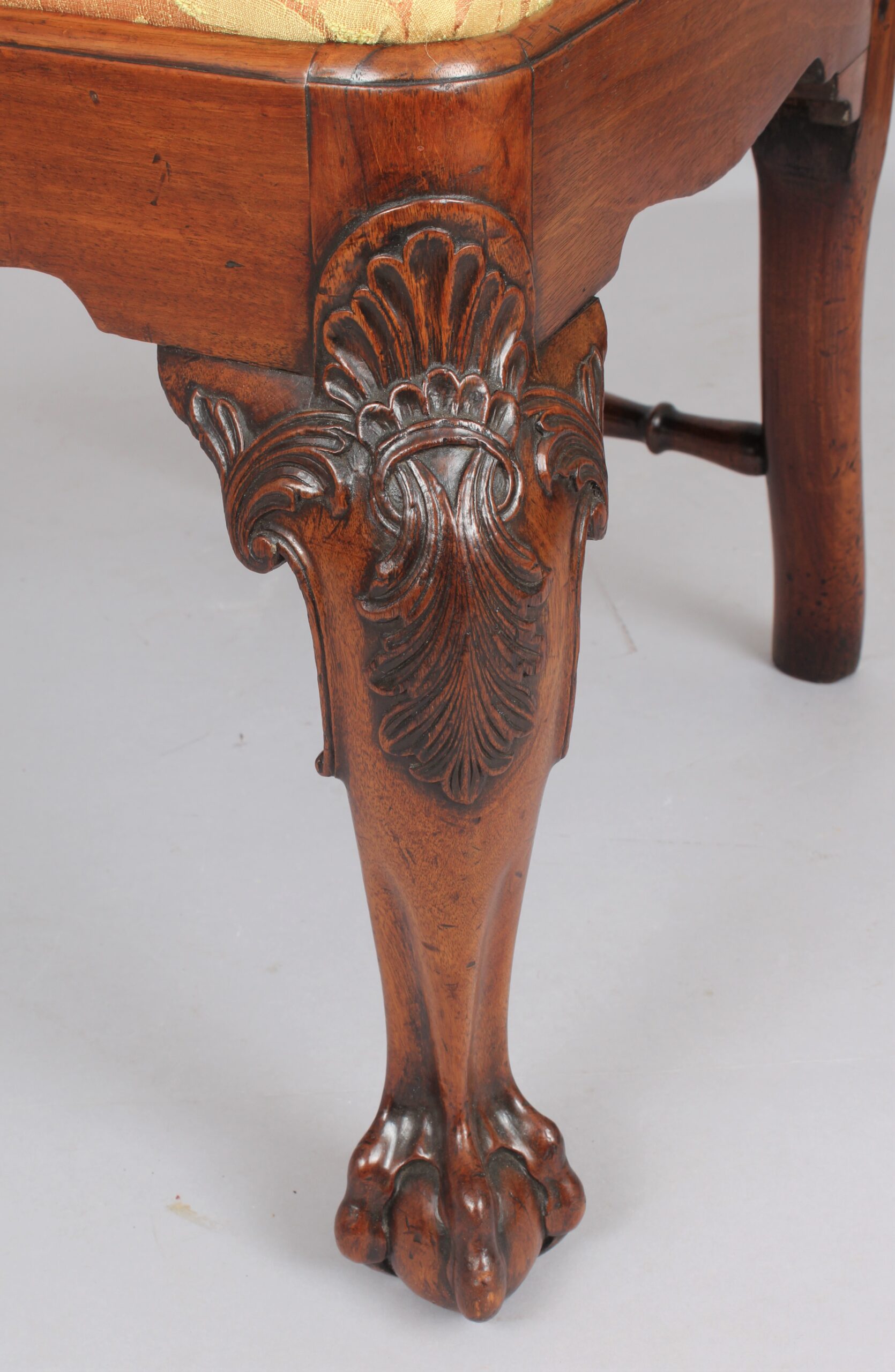 Fine George II period walnut side chair