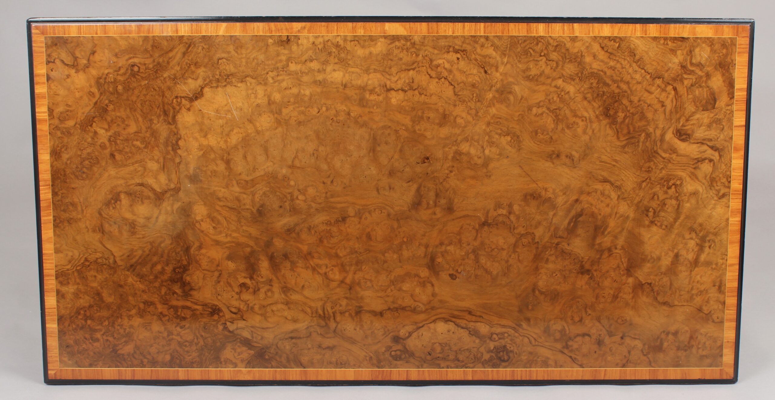 Victorian burr walnut card-table by Gillow & Co of Lancaster