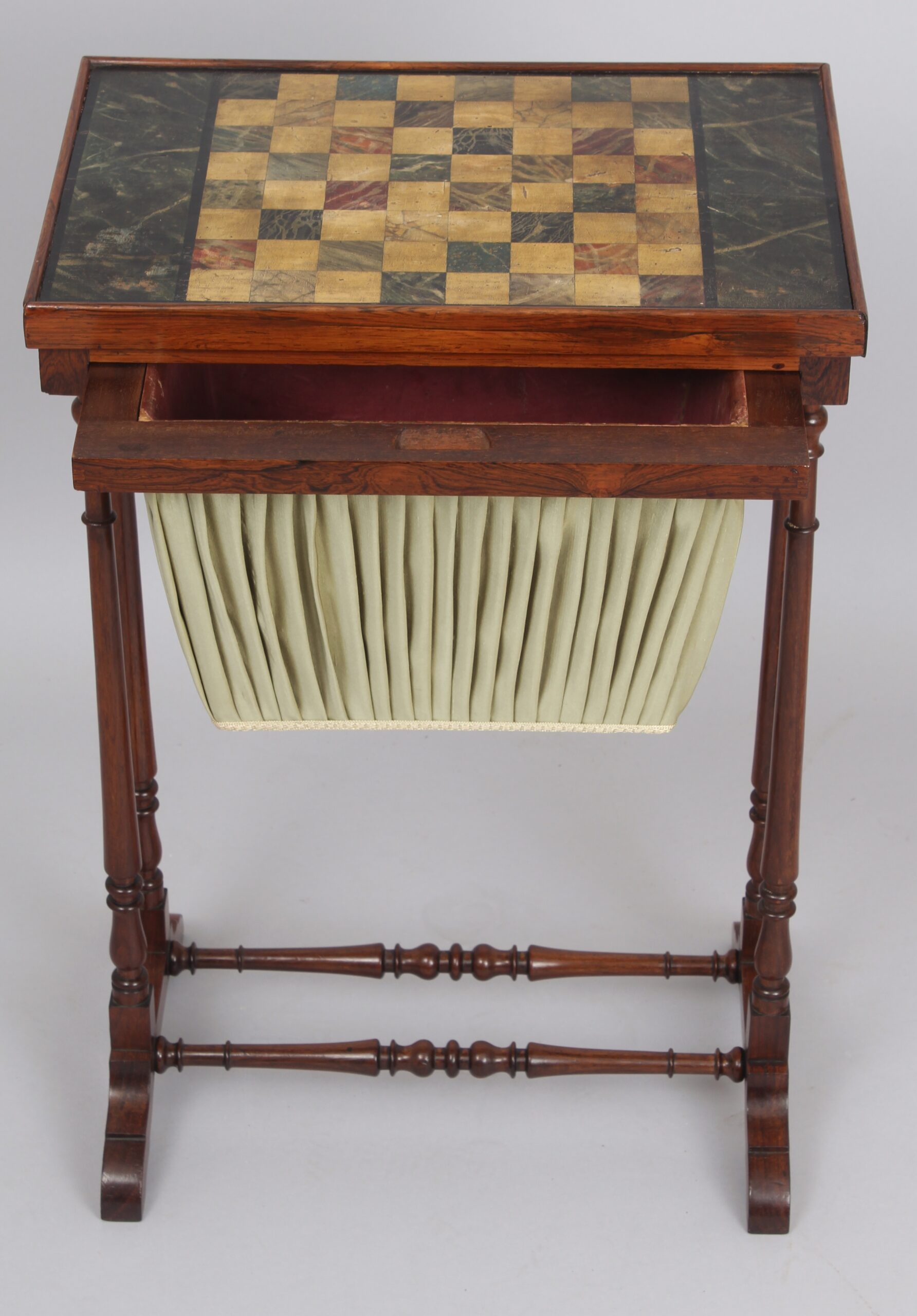 Early 19th century rosewood work table