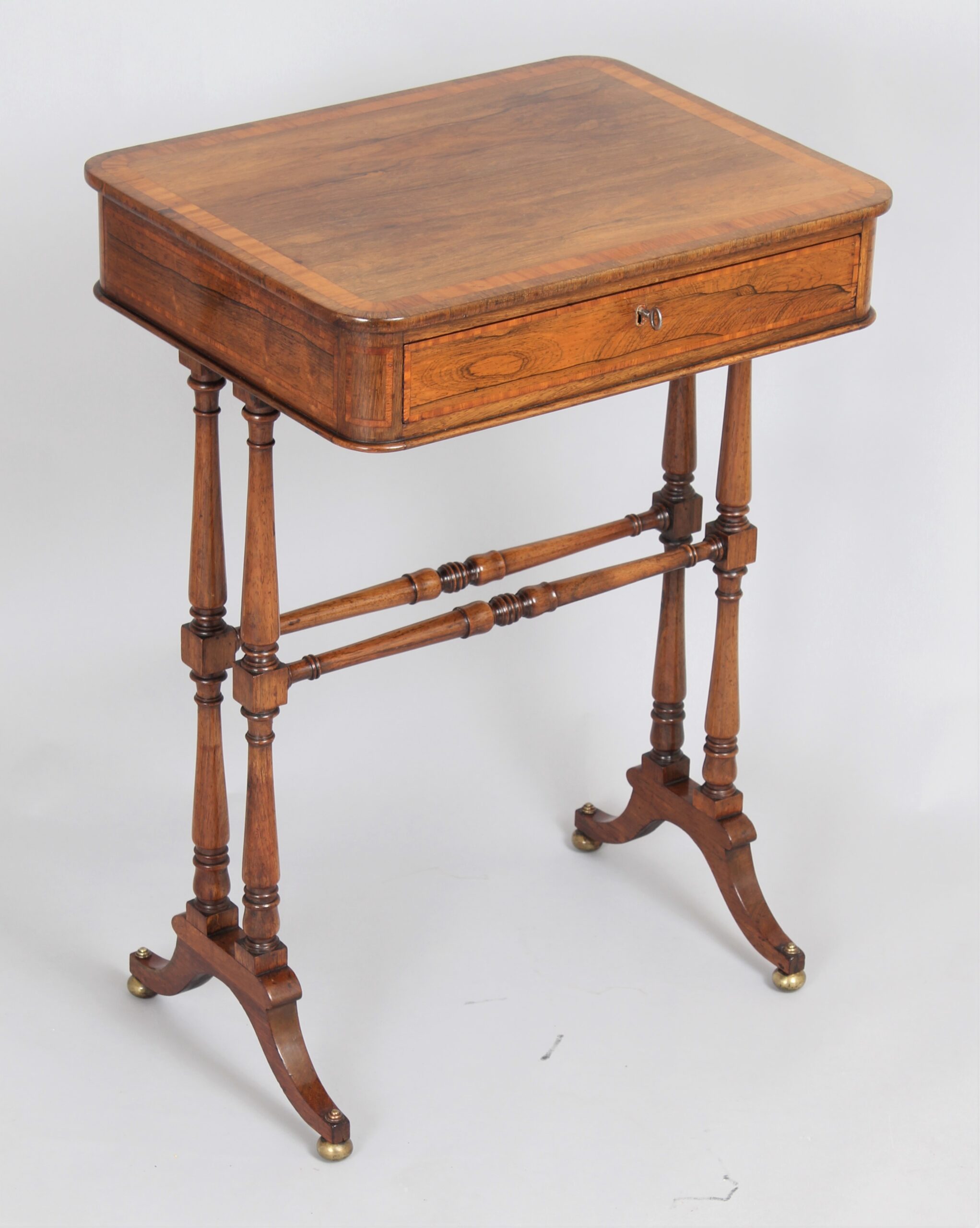Elegant rosewood work table