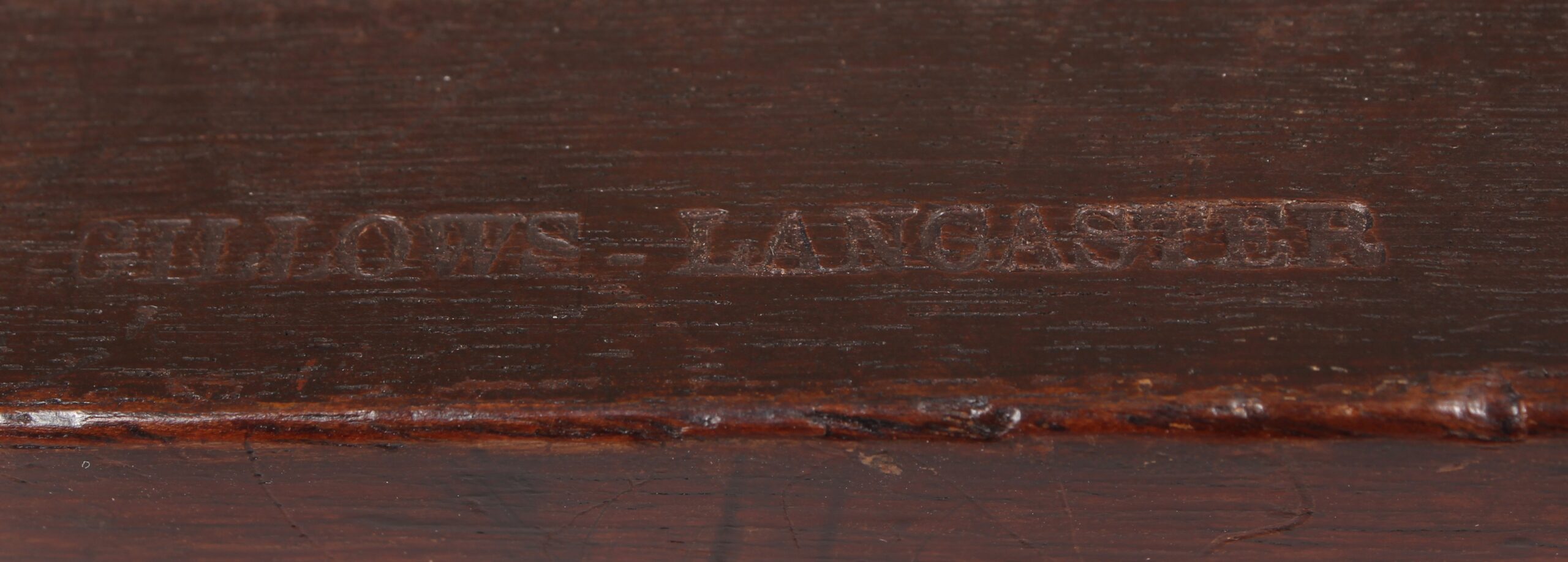 George IV period small hall-bench by Gillows of Lancaster