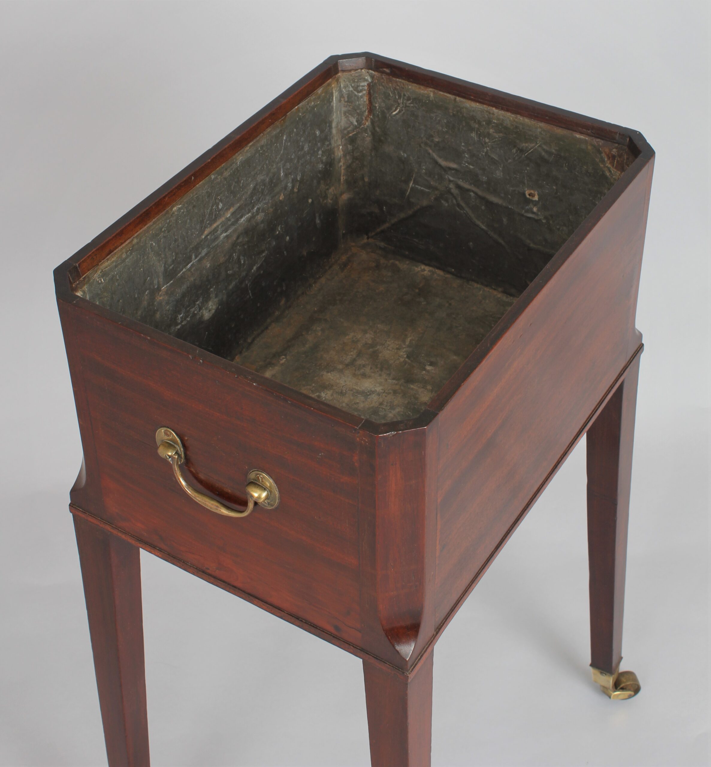 George III period mahogany jardiniere