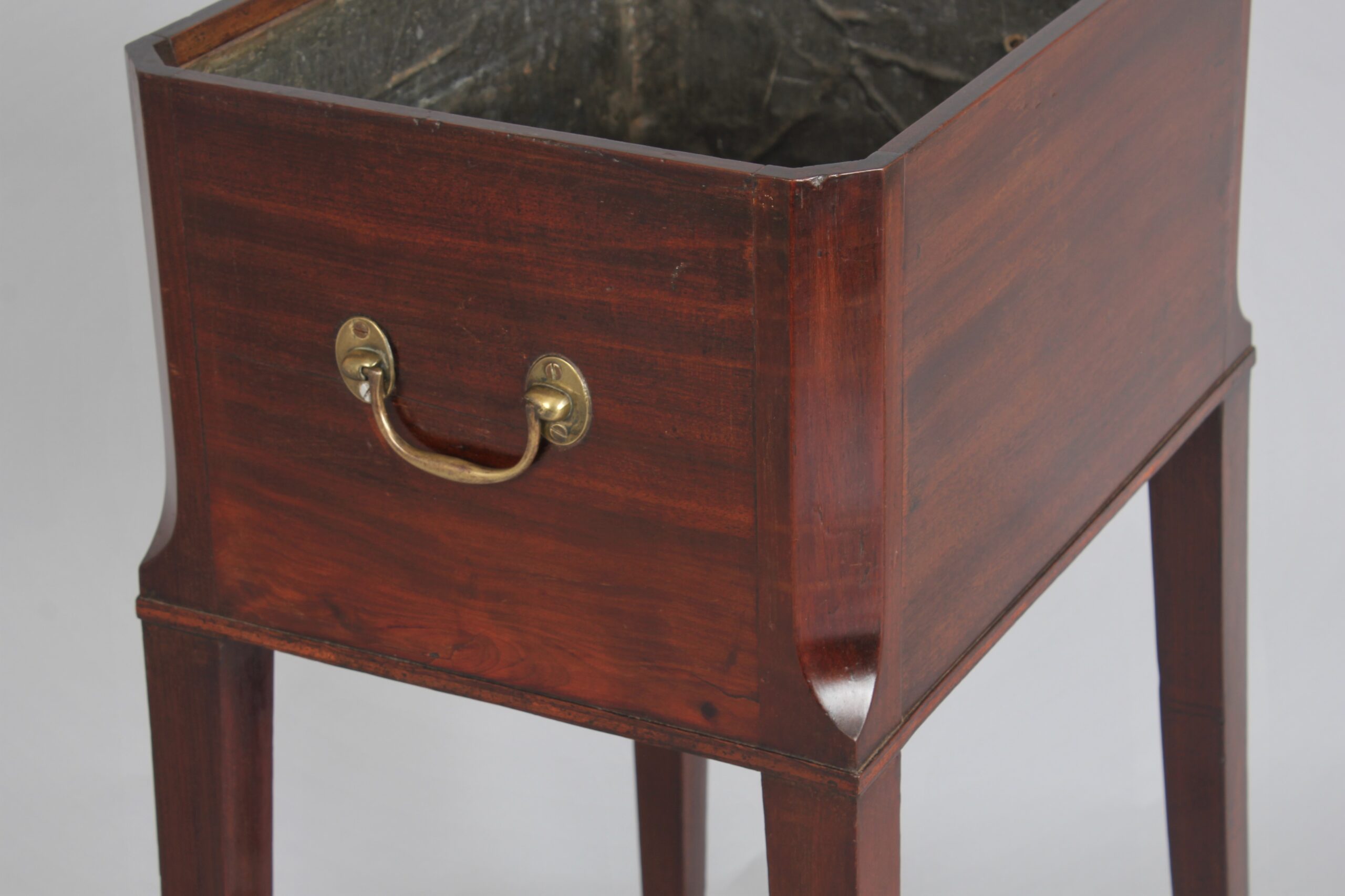 George III period mahogany jardiniere