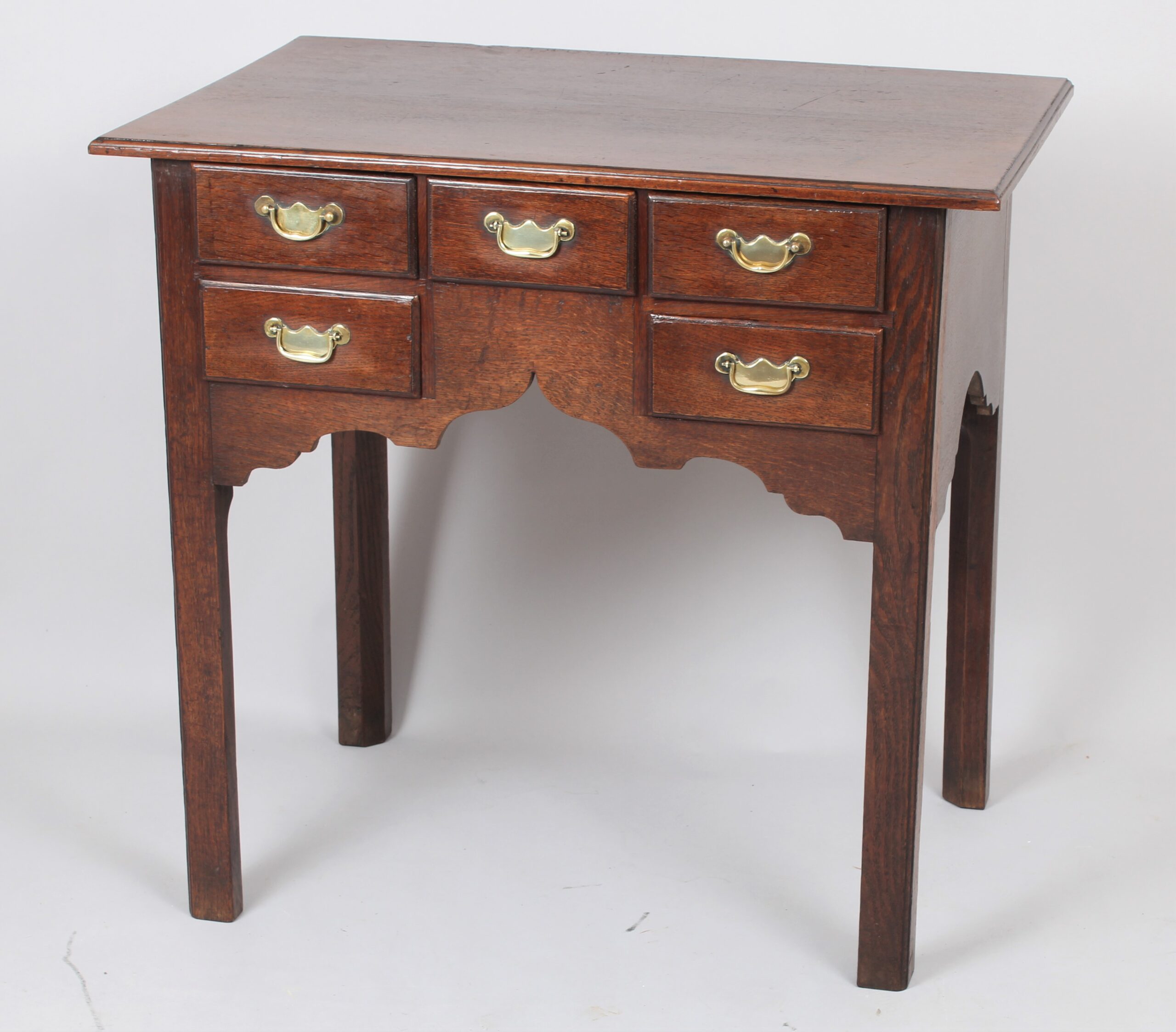 George II oak lowboy