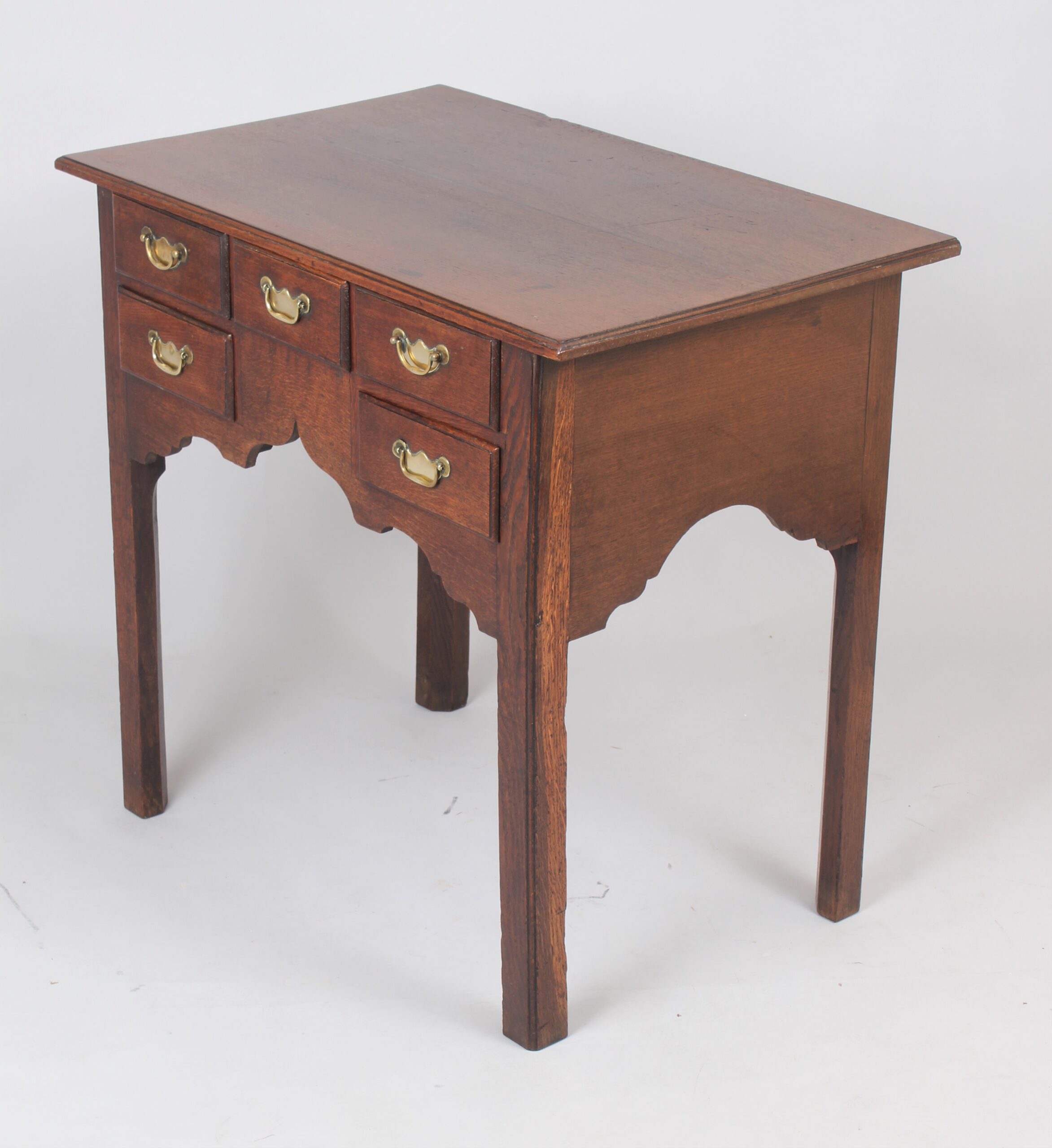 George II oak lowboy